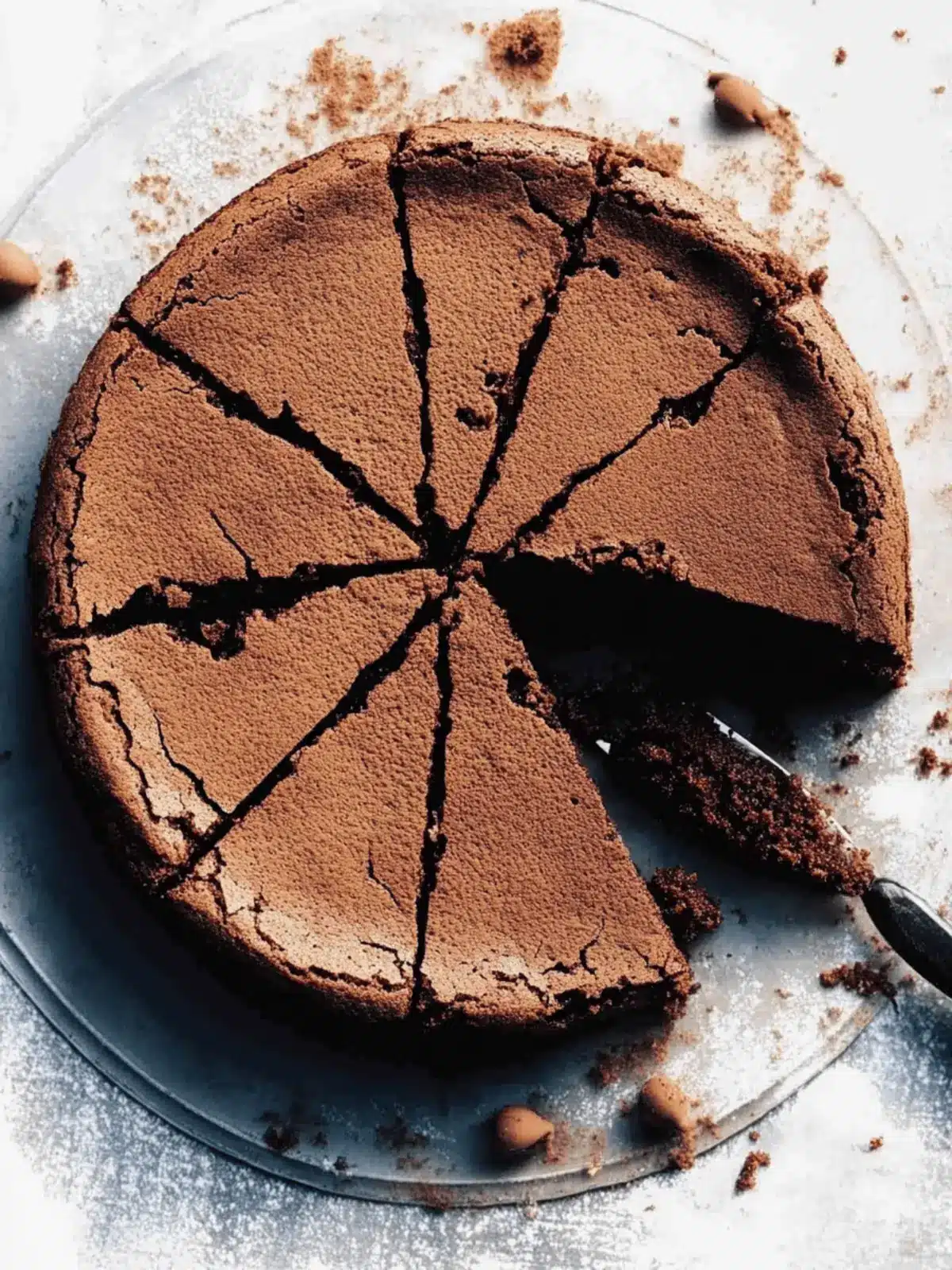 Flourless Olive Oil Chocolate Cake