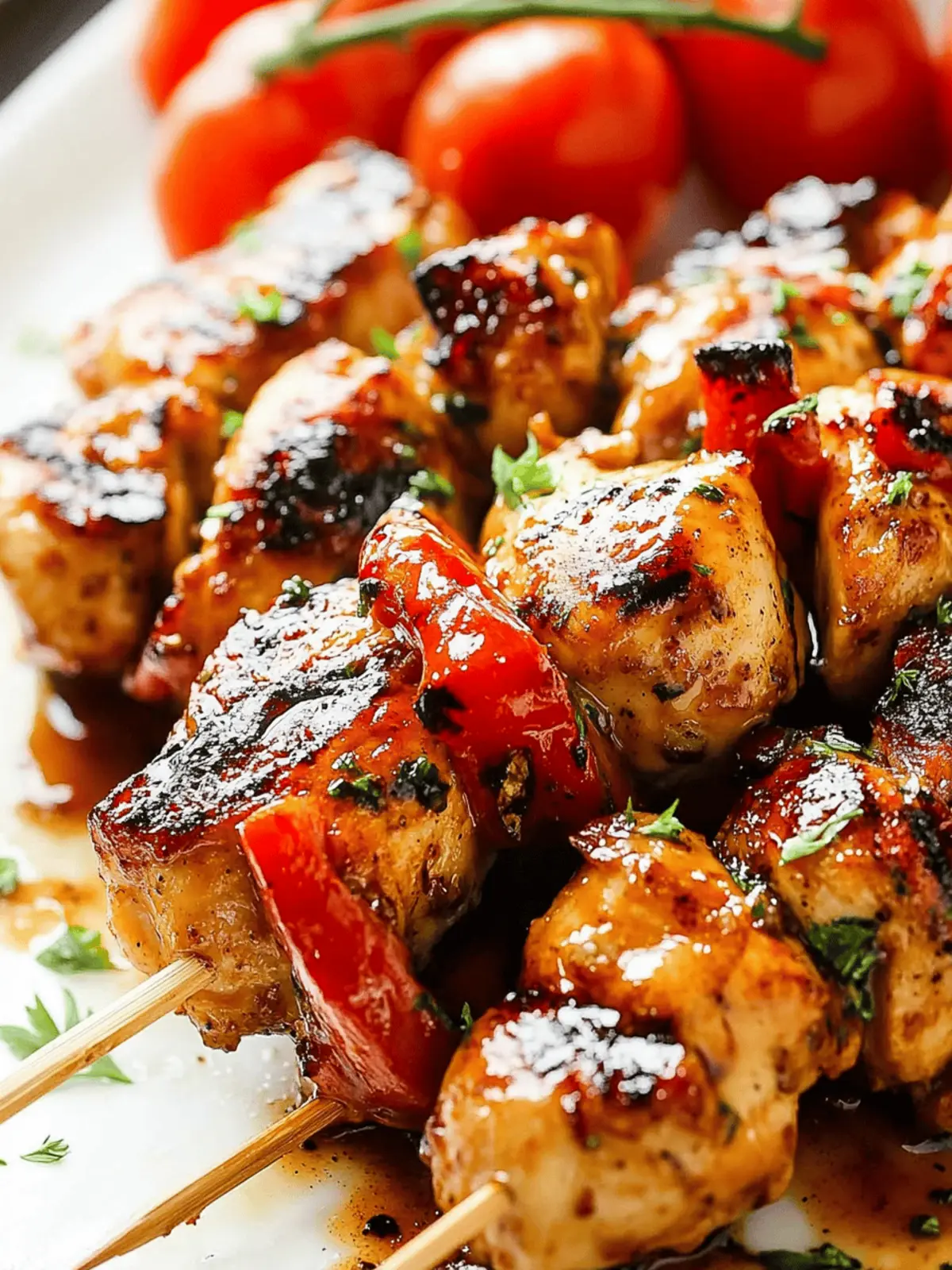 Grilled Chicken with Garlic Brown Sugar Sauce