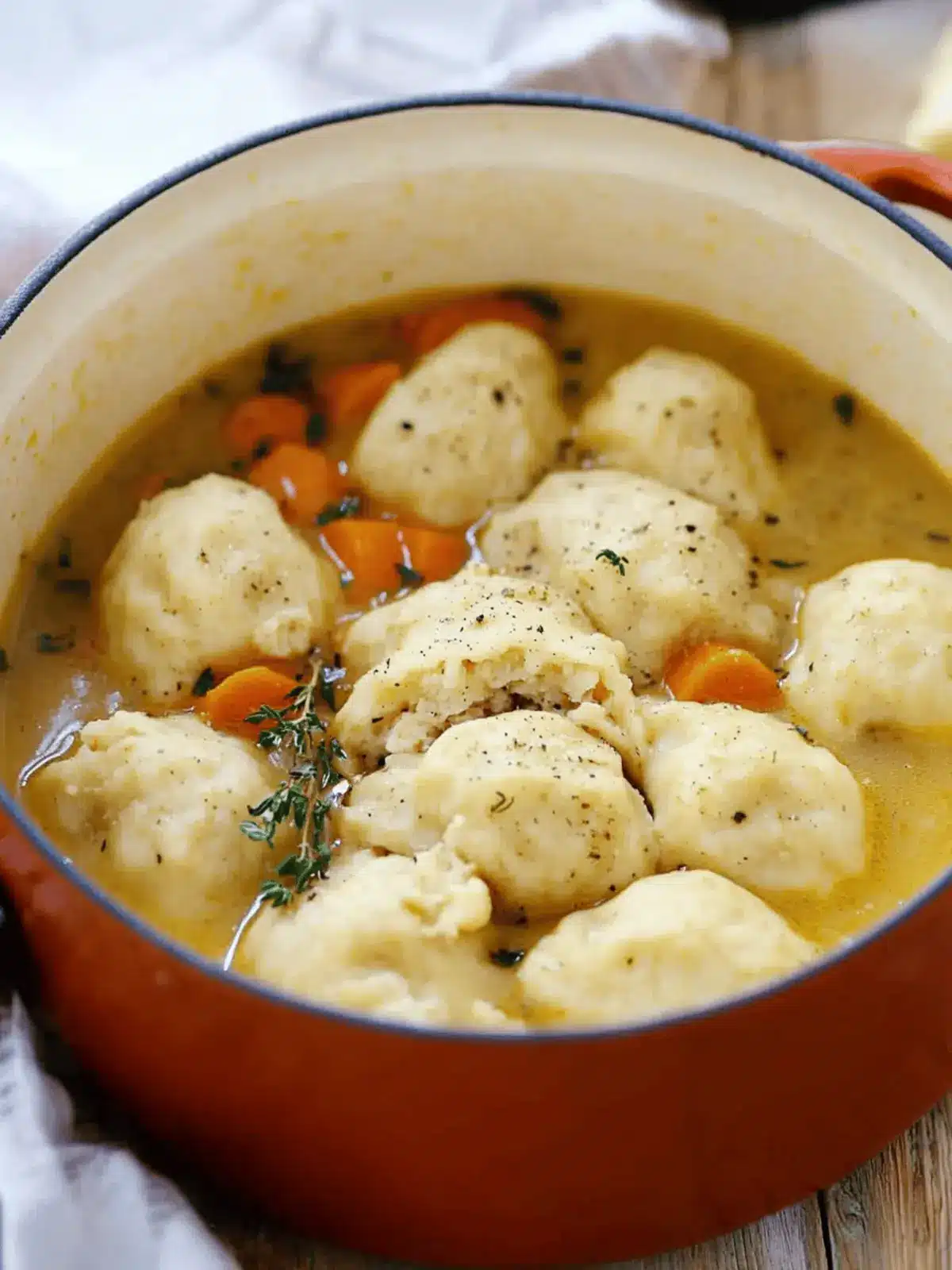 Turkey and Dumplings Soup