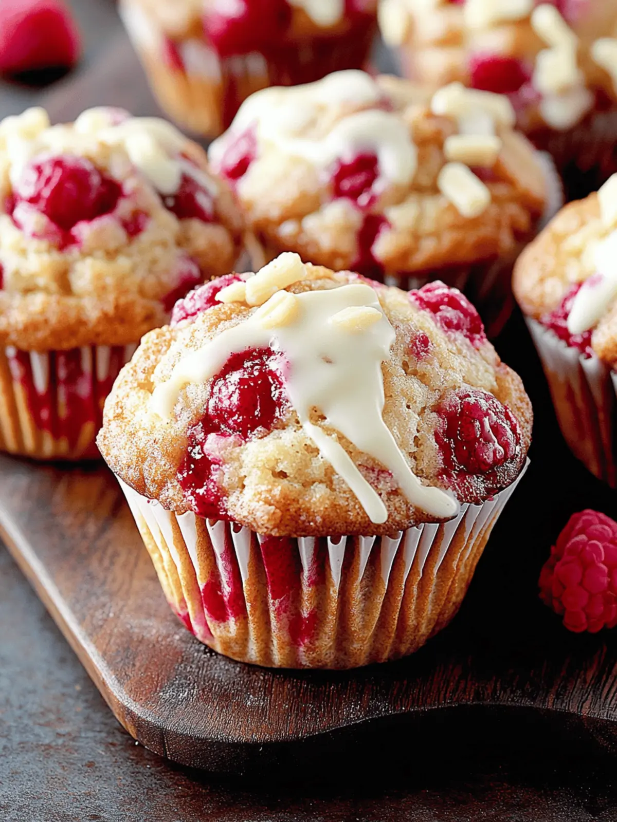 White Chocolate Raspberry Muffins