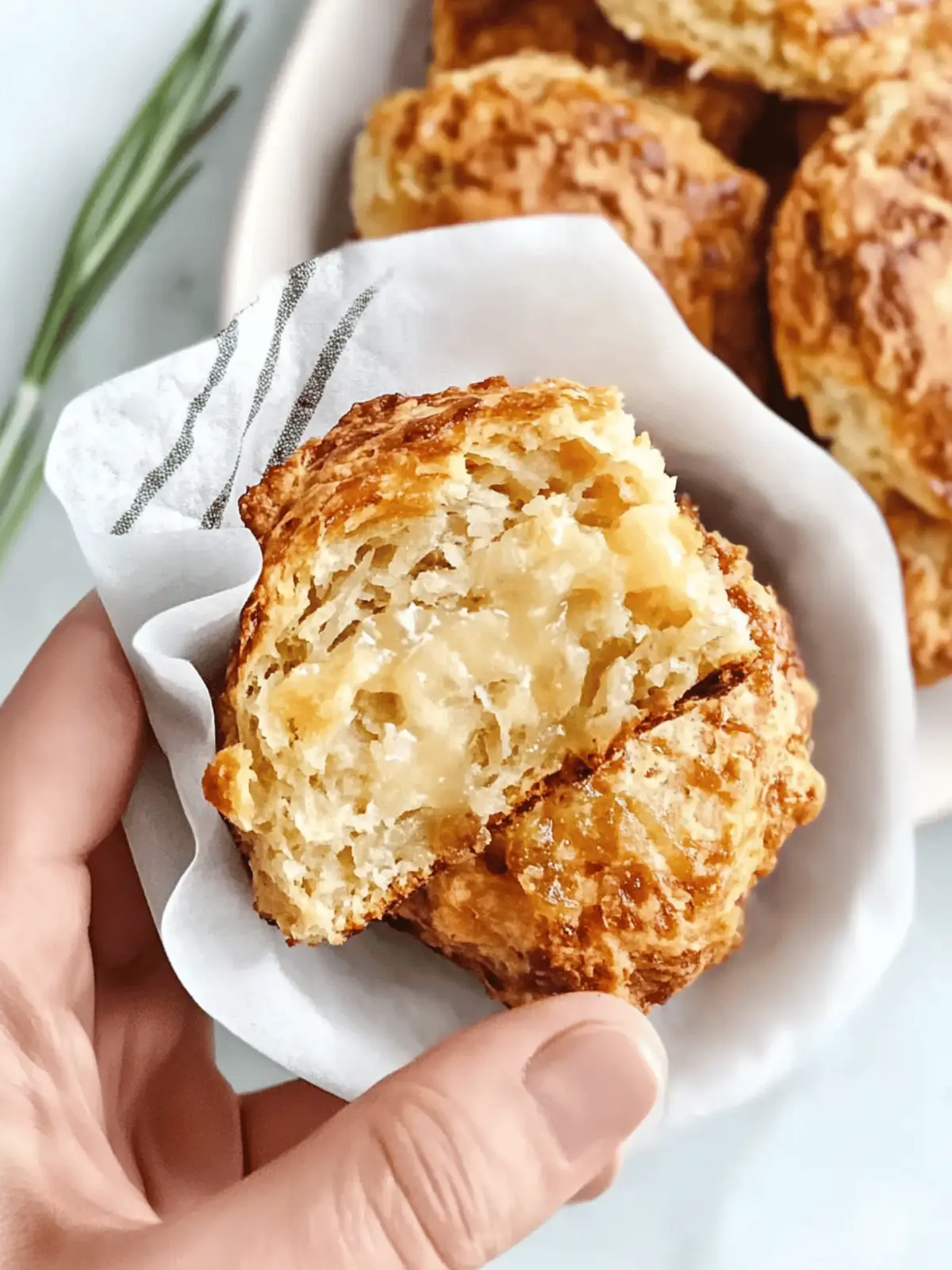Caramelized Vidalia Onion Biscuits with Bourbon Butter