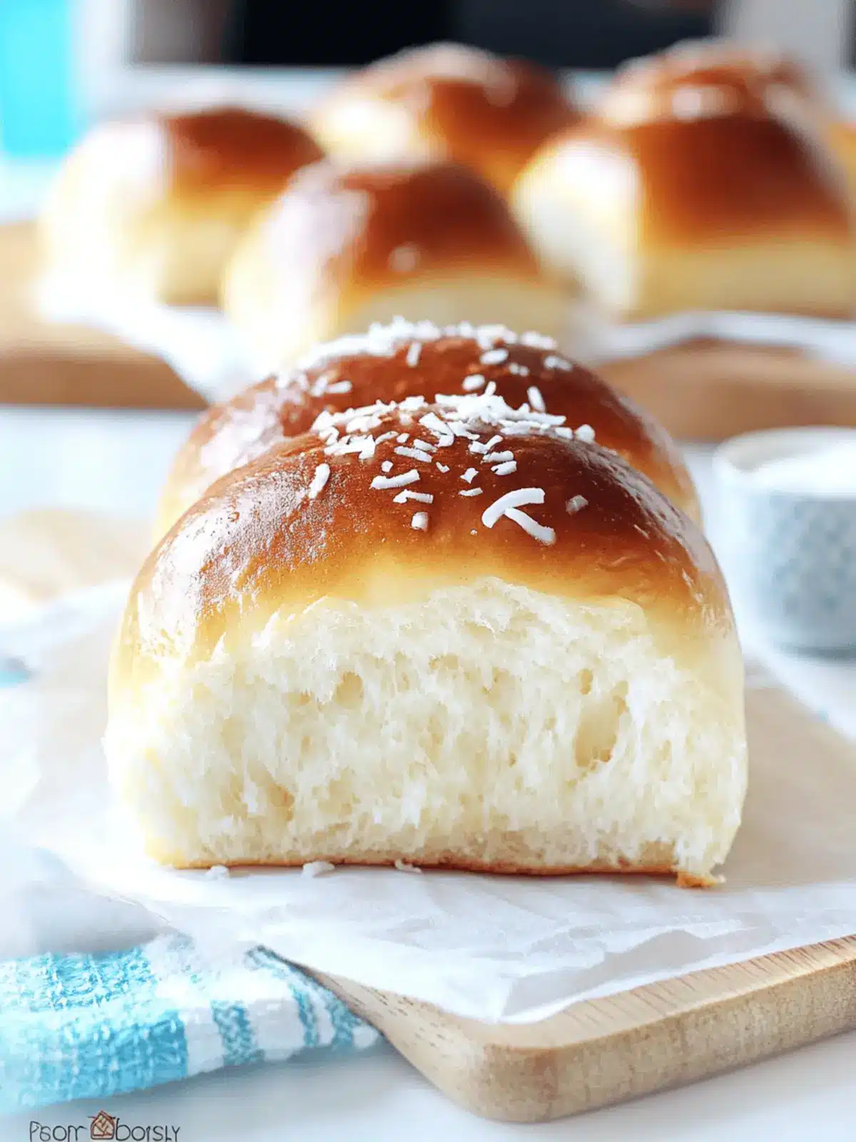 Soft & Moist Bakery-Style Butter Coconut Buns You'll Love 2 Soft & Moist Bakery-Style Butter Coconut Buns