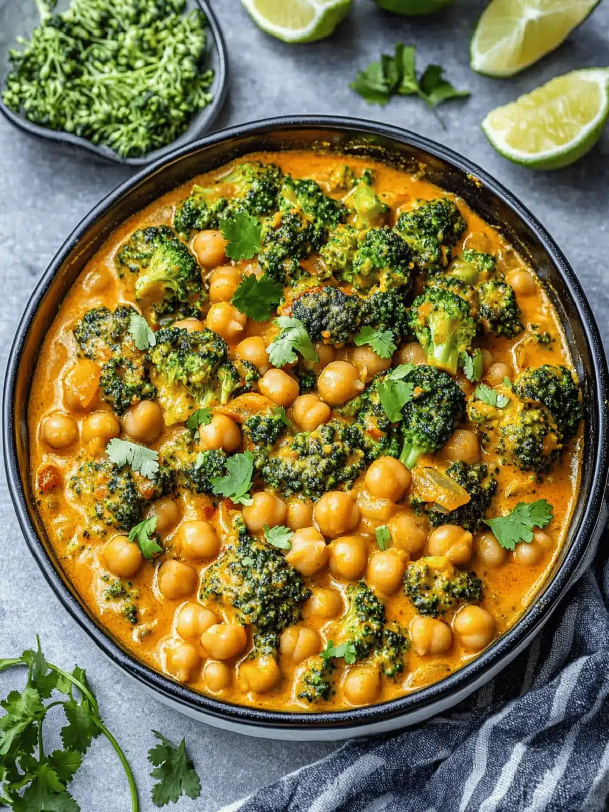Creamy Broccoli Chickpea Curry for Cozy Comfort Food Nights 3 Broccoli Chickpea Curry