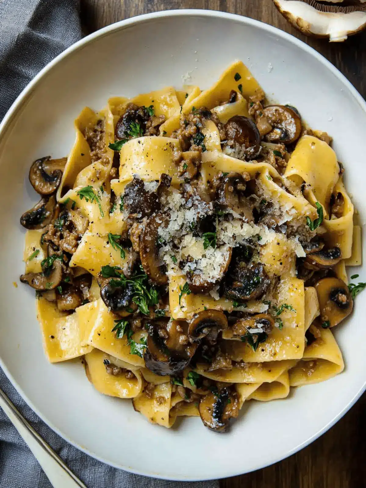 Heavenly Pappardelle with Mixed Mushroom Ragu in 30 Minutes 4 Pappardelle with Mixed Mushroom Ragu