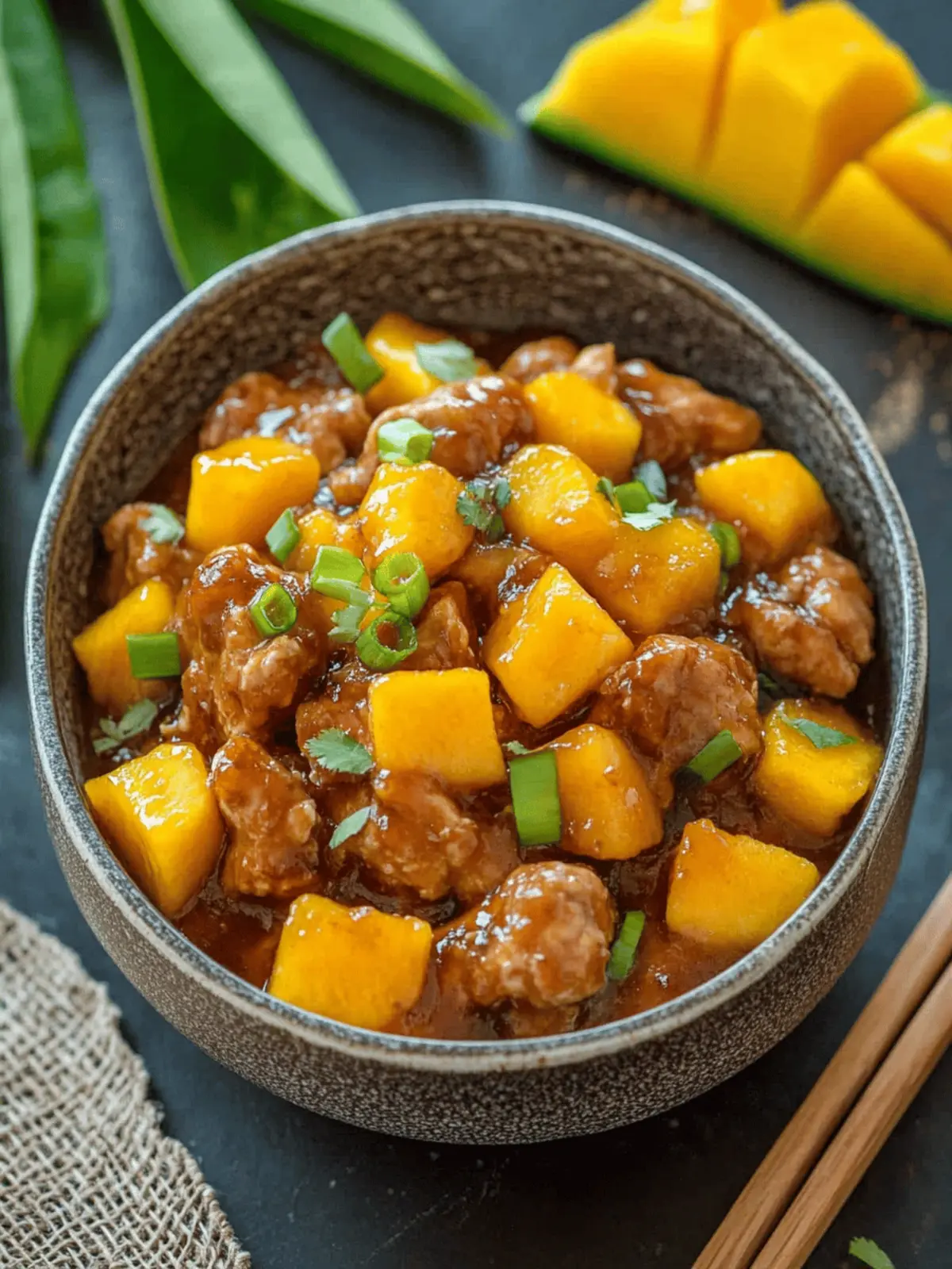 Asian Mango Chicken