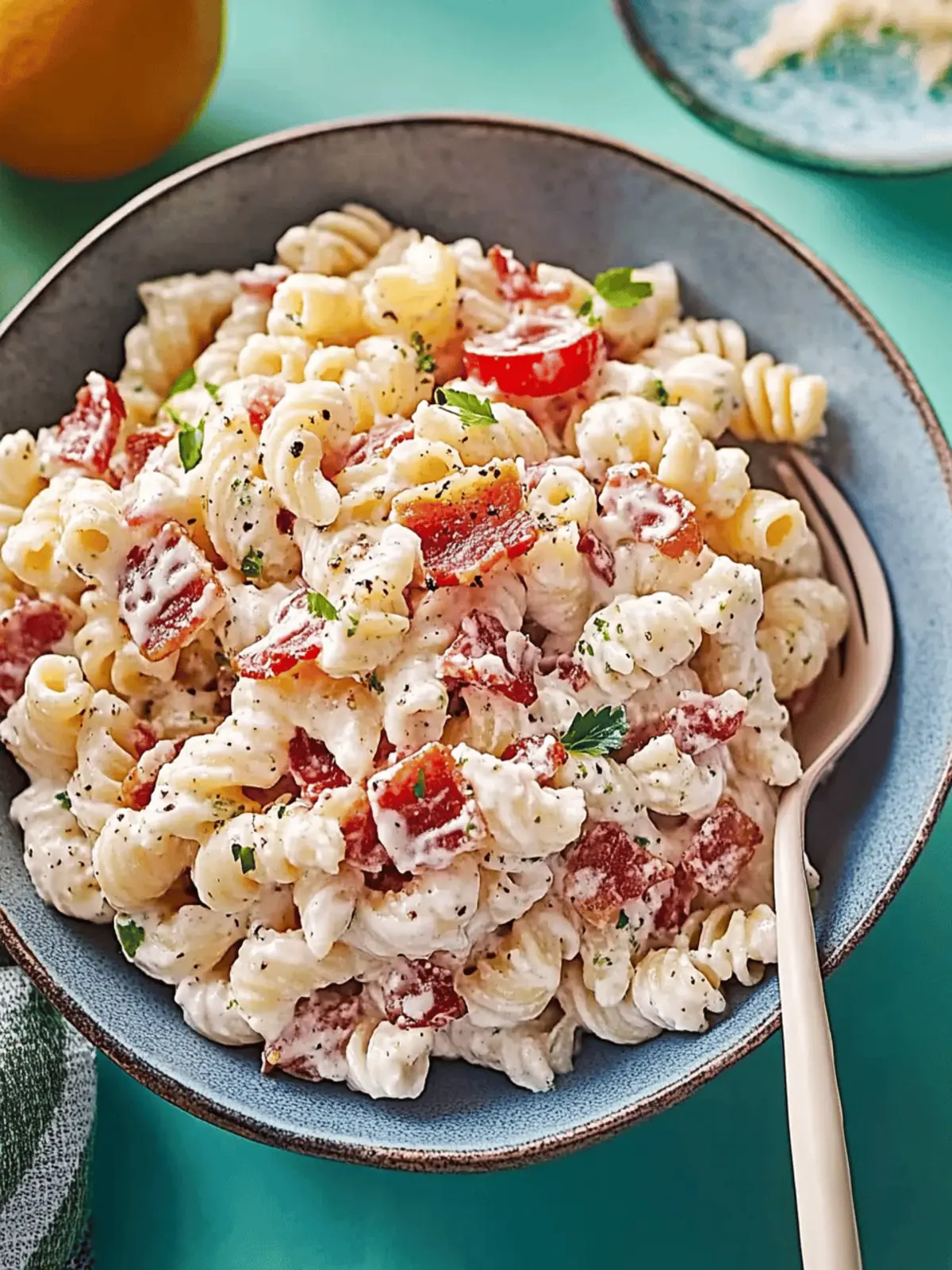 Bacon Ranch Pasta Salad