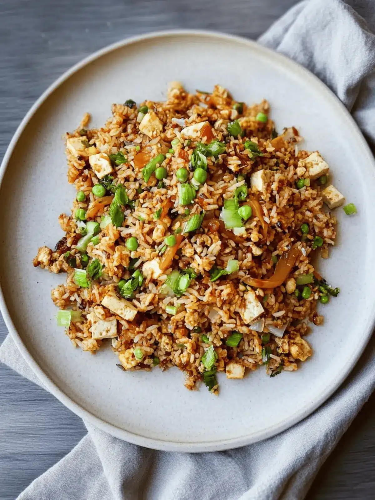 Tofu Chile Crisp Rice