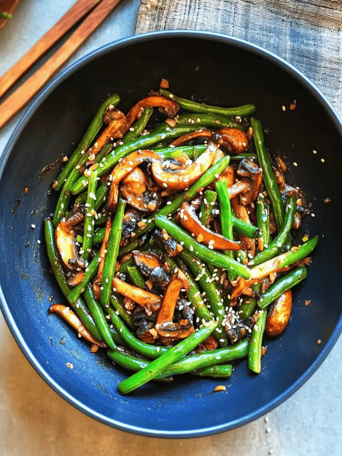 Savory Green Beans Mushroom Stir-Fry for a Quick Dinner Delight 5 Green Beans Mushroom Stirfry