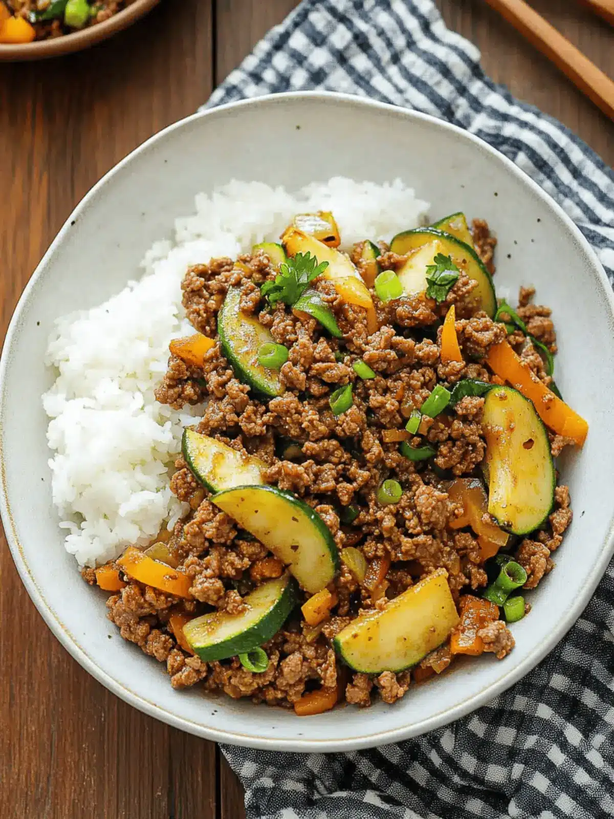 Ground Beef Stir Fry