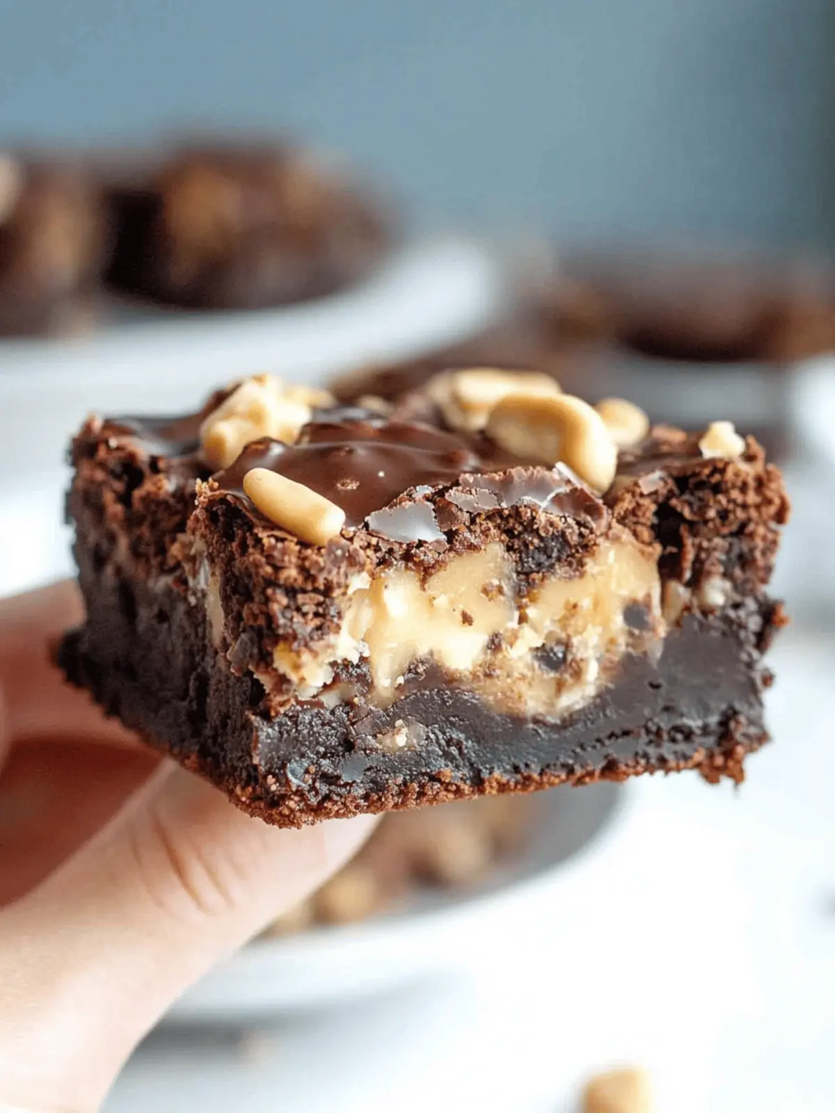Buckeye Turtle Brownies