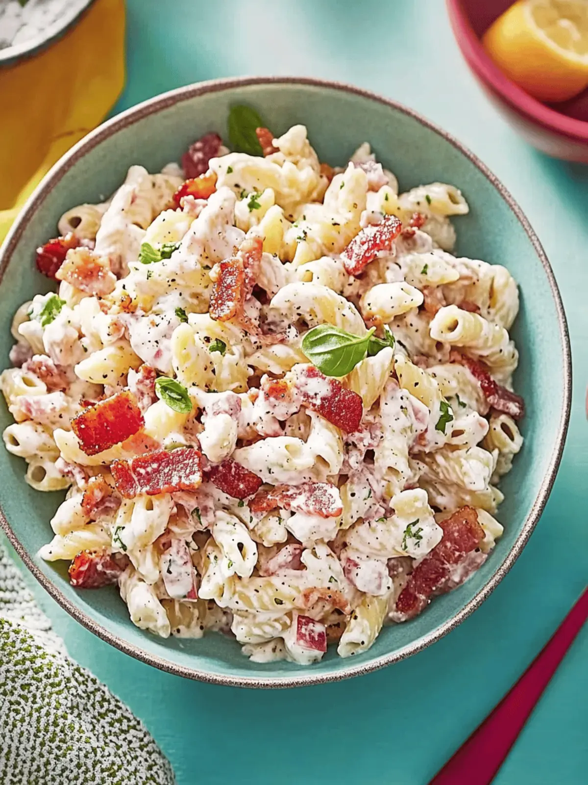 Bacon Ranch Pasta Salad