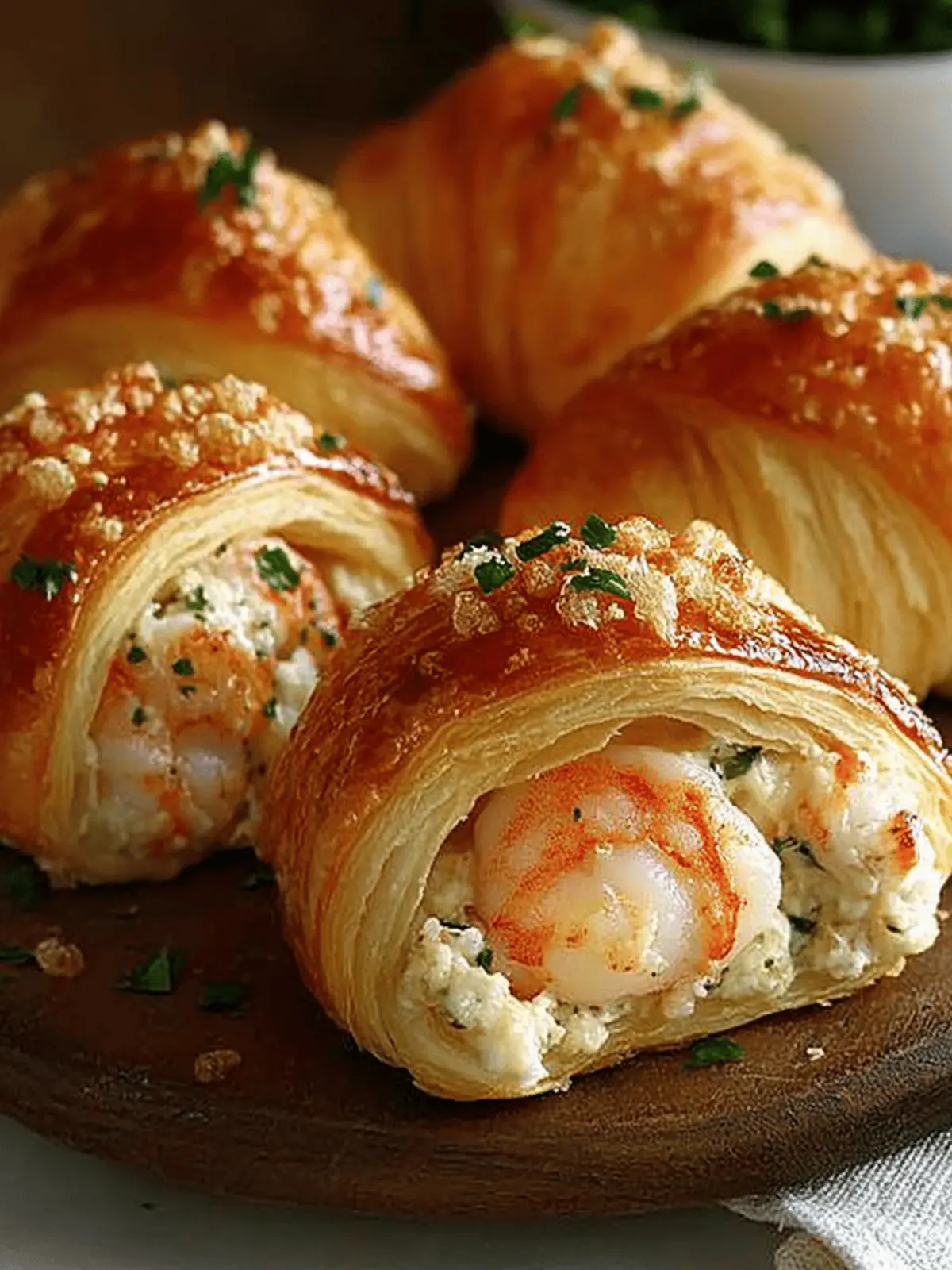 Shrimp & Crab Stuffed Crescent Bombs
