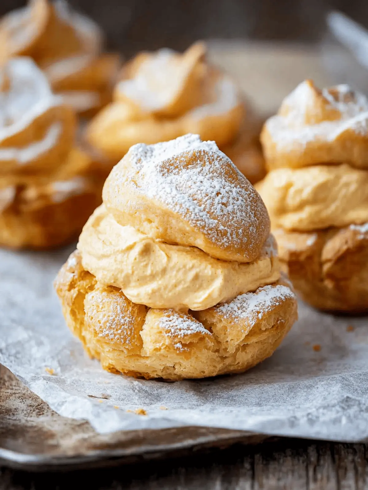 Delicious Gluten Free Pumpkin Cream Puffs You’ll Crave 2 Gluten Free Pumpkin Cream Puffs