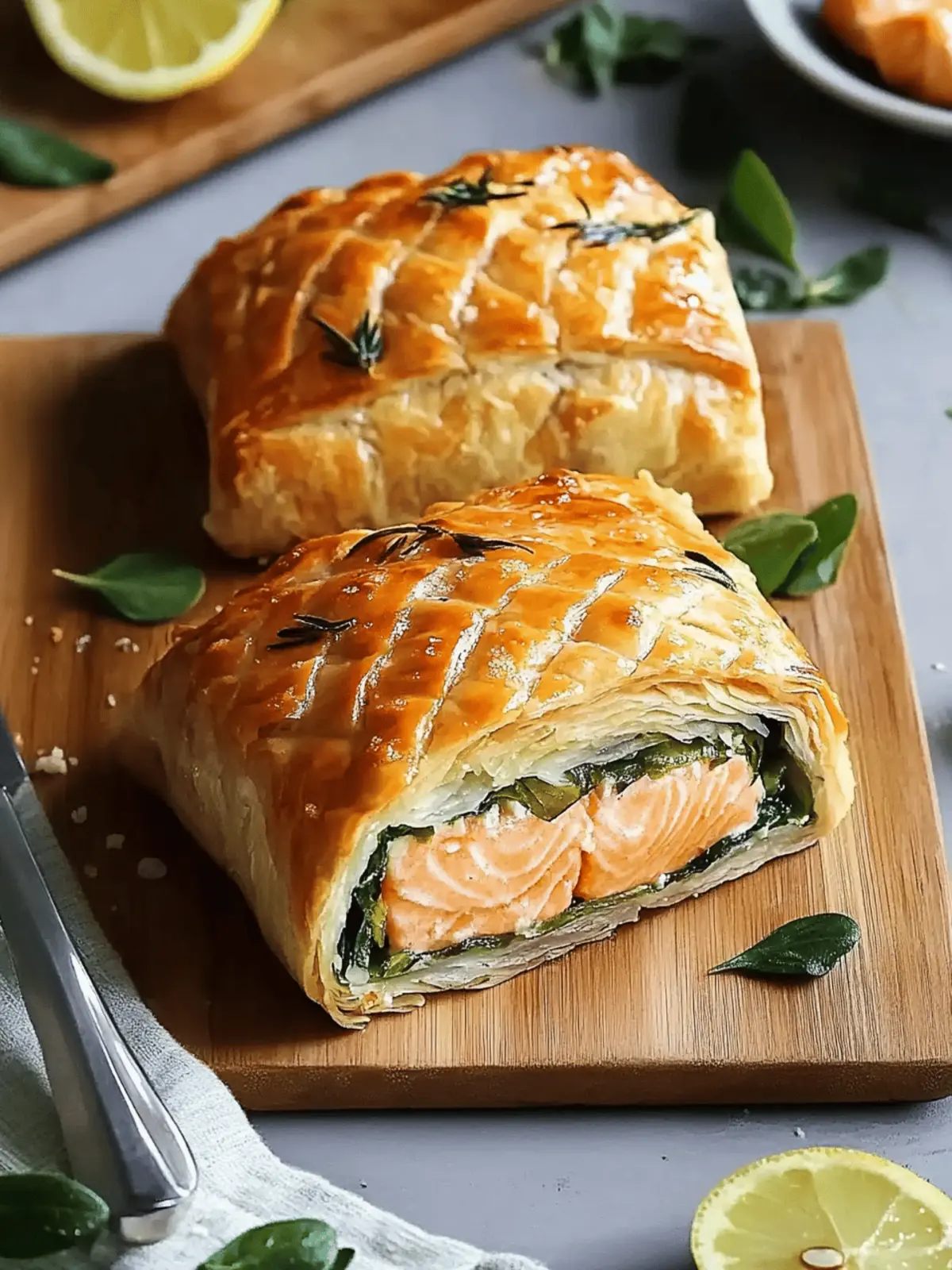 Savory Salmon Wellington: Quick Gourmet Dinner at Home 2 Salmon Wellington