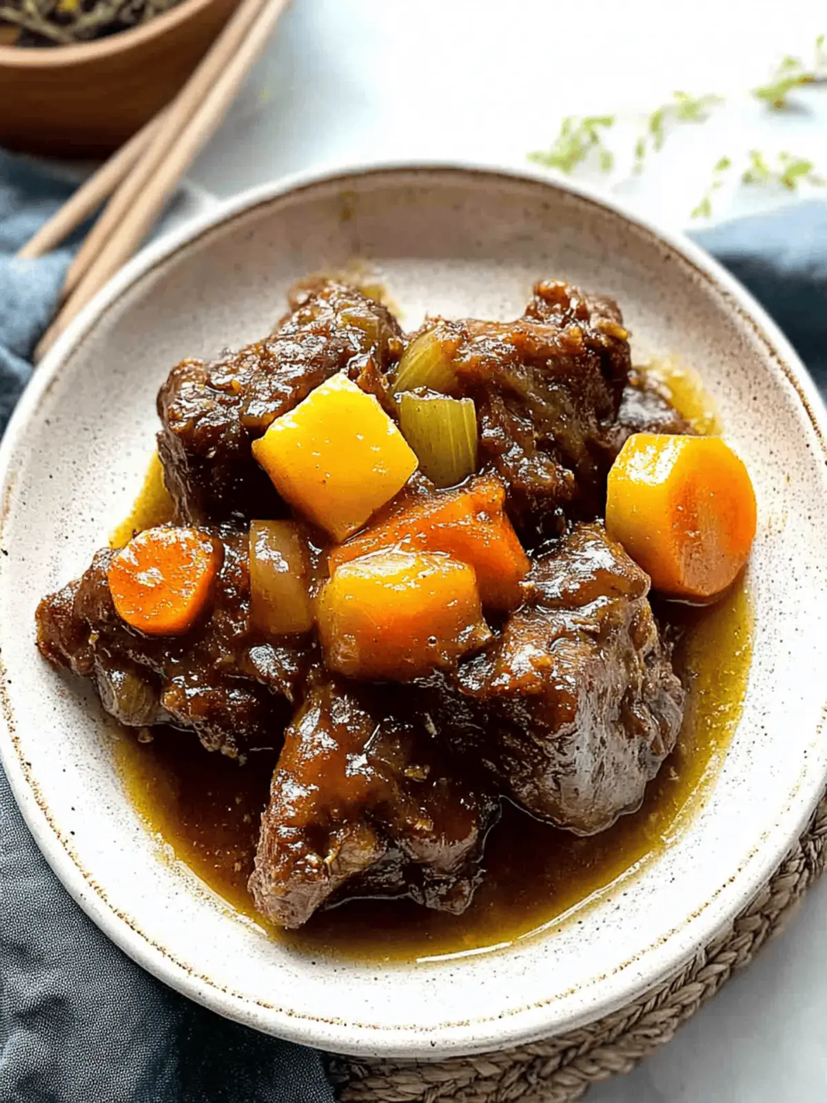 Chinese Braised Oxtail
