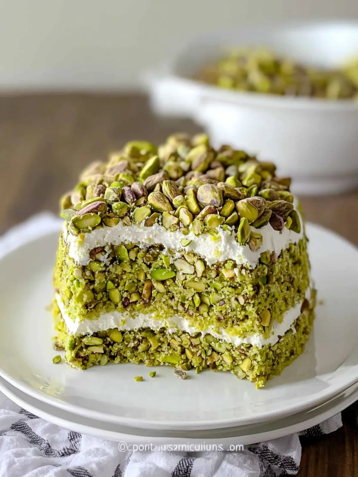 The Best Pistachio Sans Rival