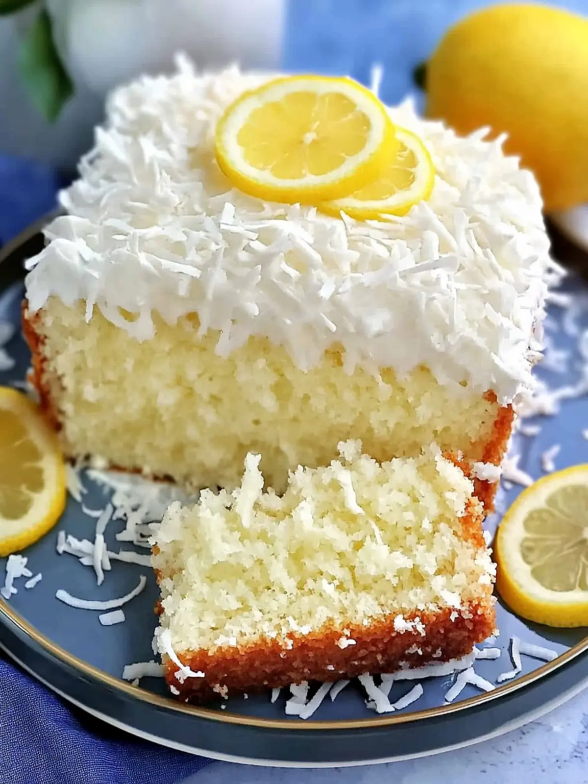 Lemon Coconut Cake That’ll Brighten Your Day Instantly 5 Lemon Coconut Cake