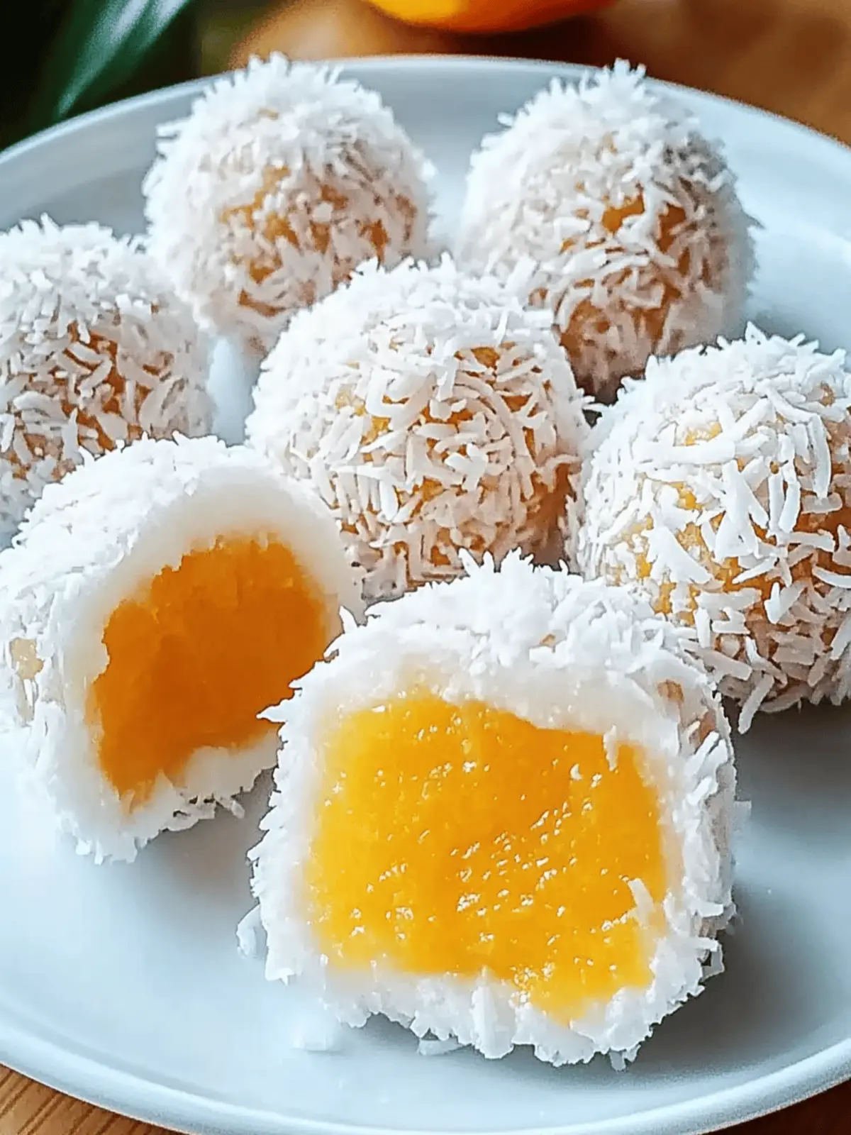 Coconut Mango Bliss Balls: A Sweet Escape to Paradise 3 Coconut Mango Bliss Balls