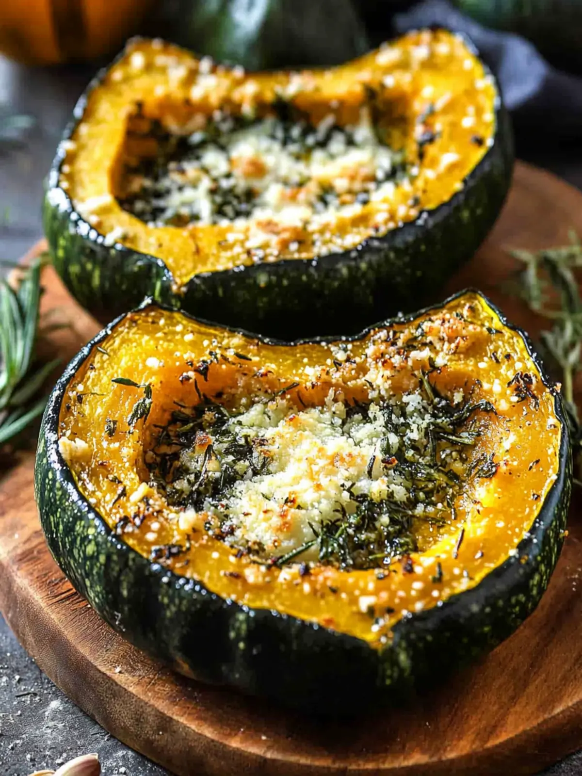 Delicious Parmesan Herb Roasted Acorn Squash Recipe to Wow Your Guests 5 Parmesan Herb Roasted Acorn Squash