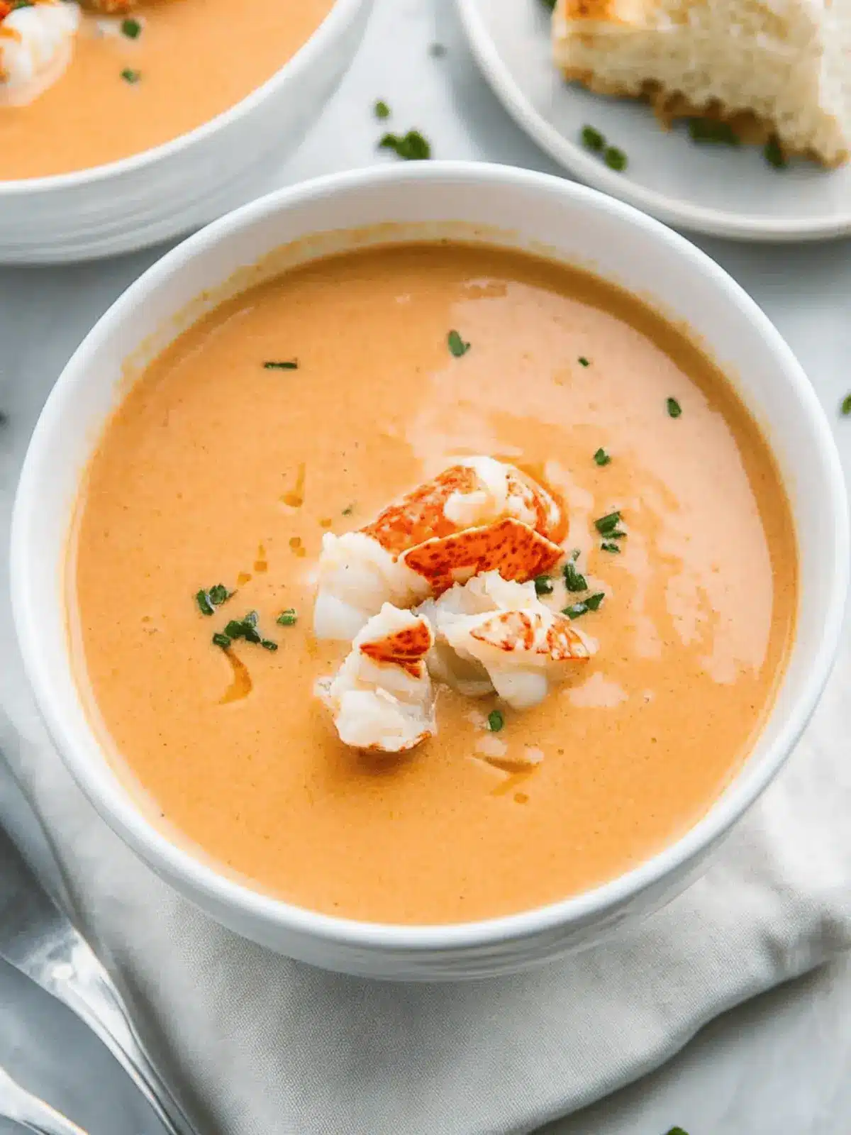 The Best Lobster Bisque: Ruth’s Chris Copycat Delight 2 The Best Lobster Bisque (Ruth’s Chris Copycat Recipe)