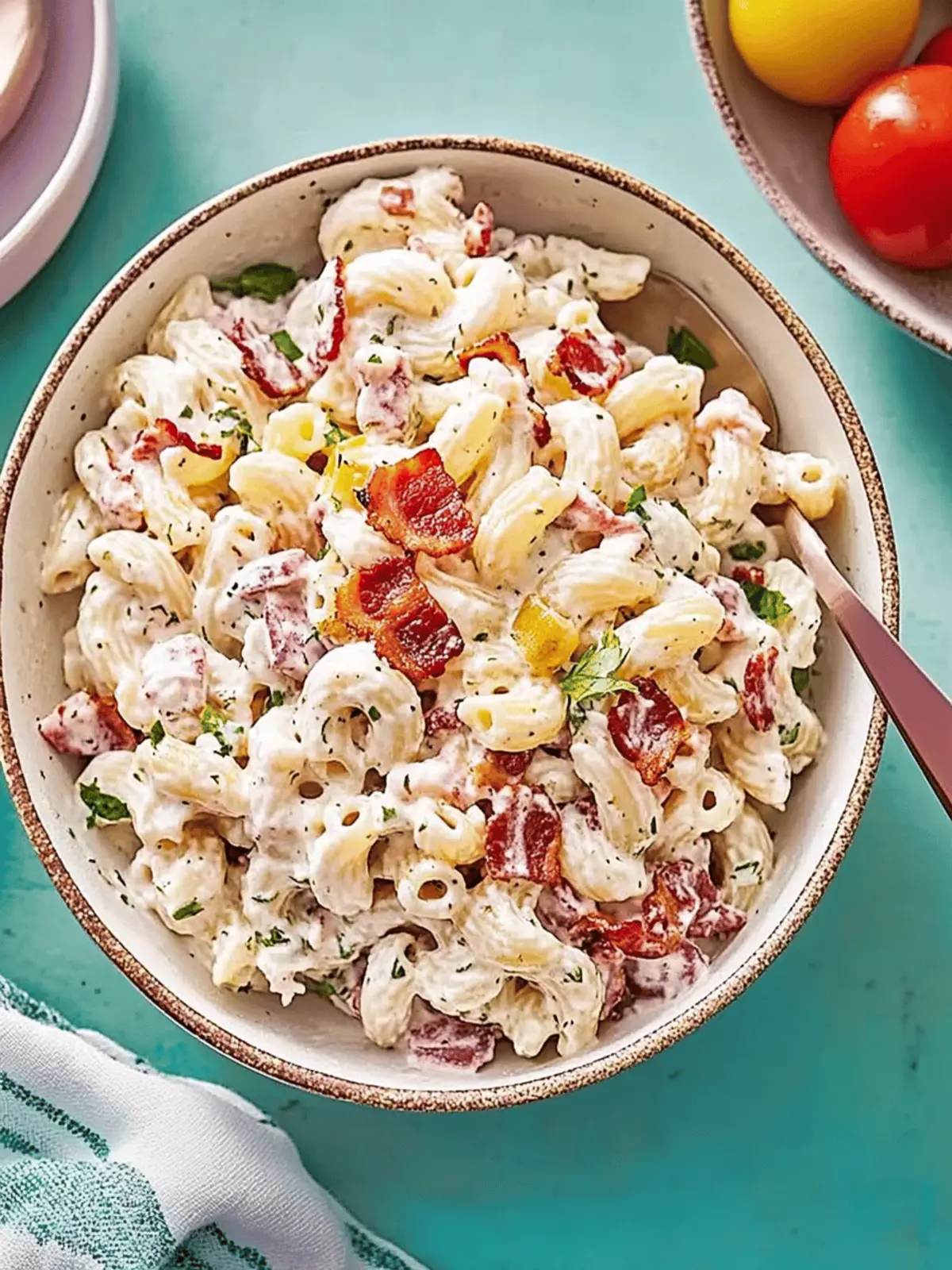 Bacon Ranch Pasta Salad