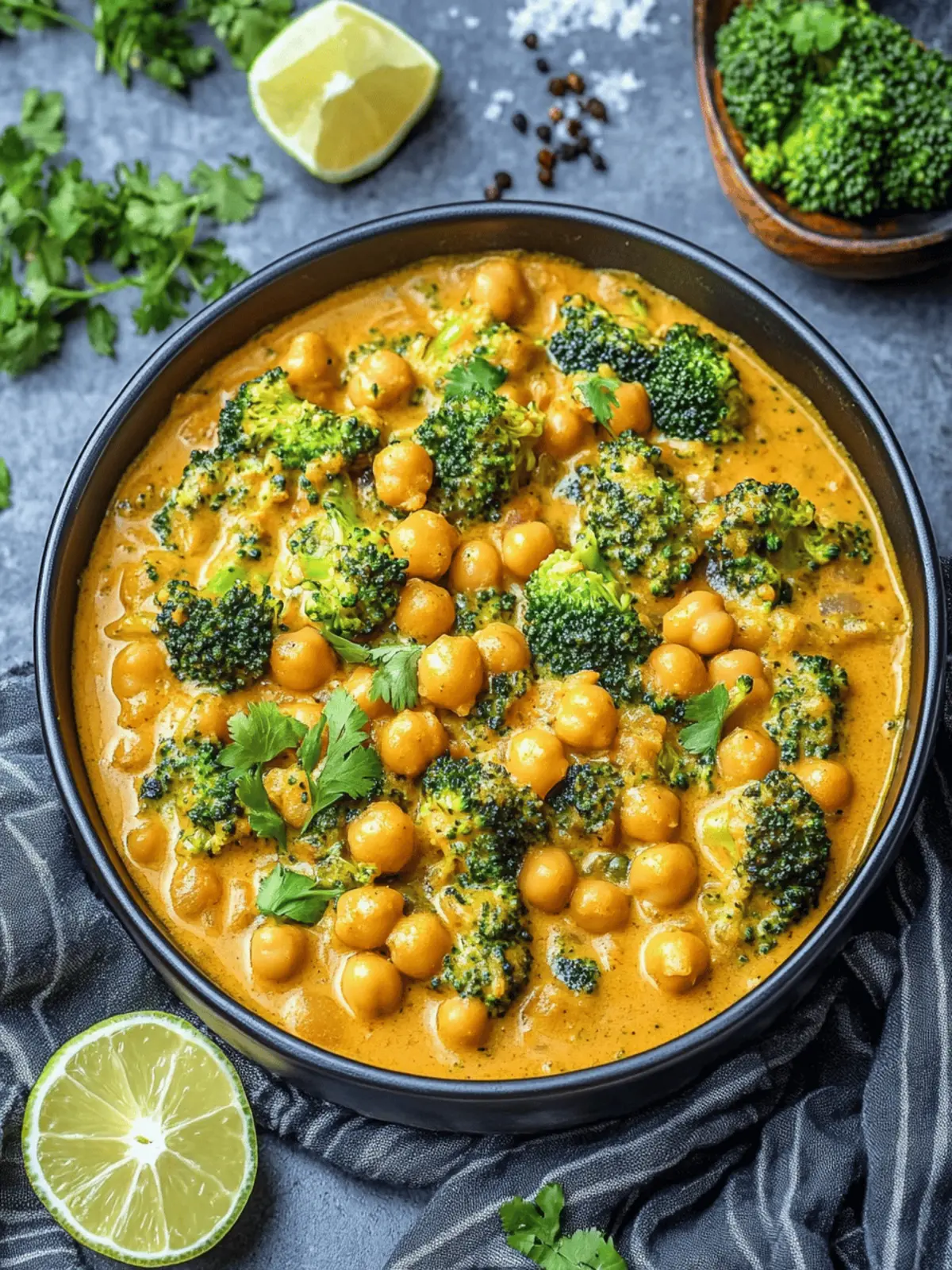 Creamy Broccoli Chickpea Curry for Cozy Comfort Food Nights 4 Broccoli Chickpea Curry