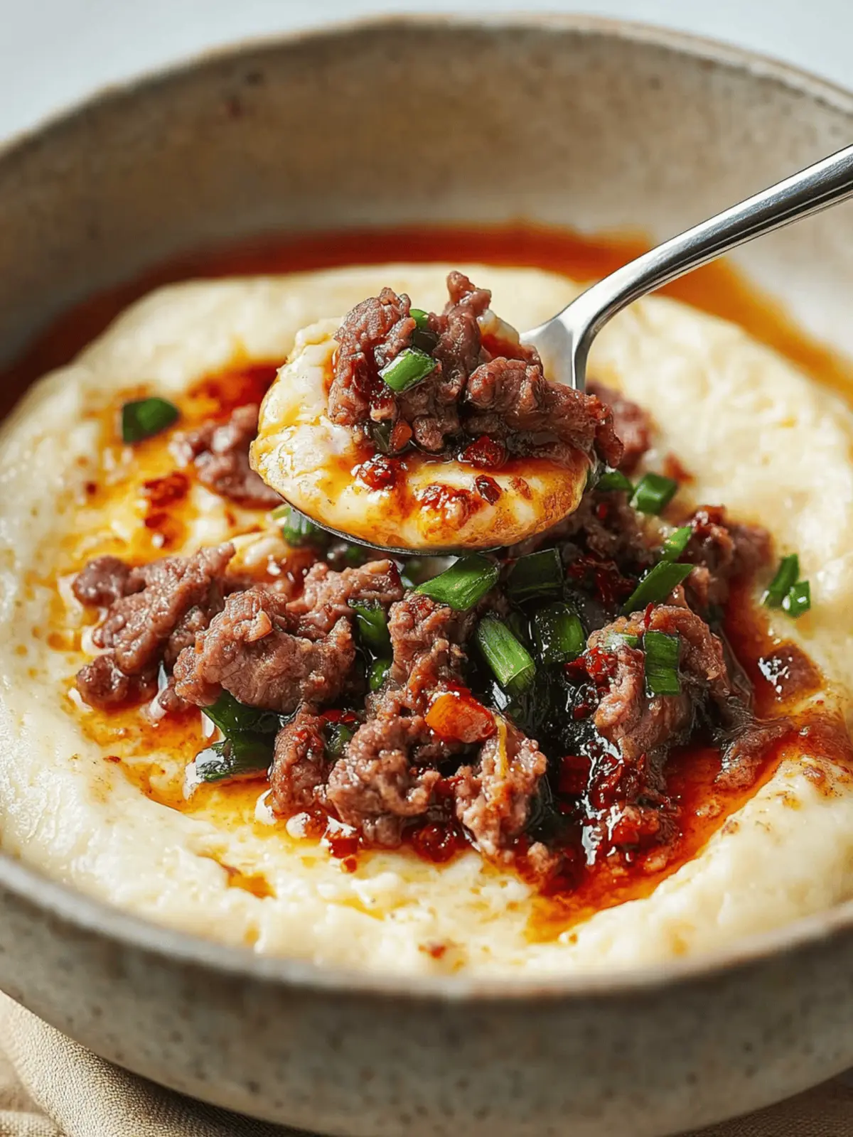 Heavenly Steamed Egg Custard & Spicy Pork Delight 3 Steamed Egg Custard & Spicy Pork