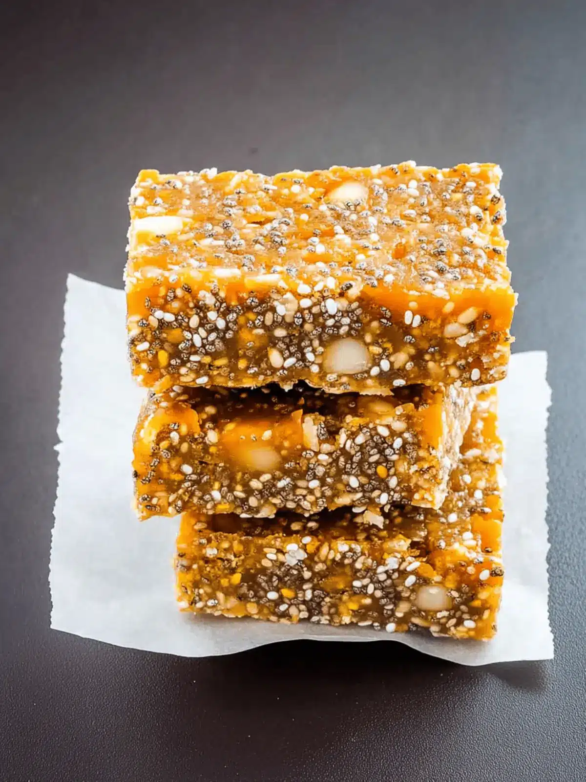 No-Bake Apricot Chia Energy Bars