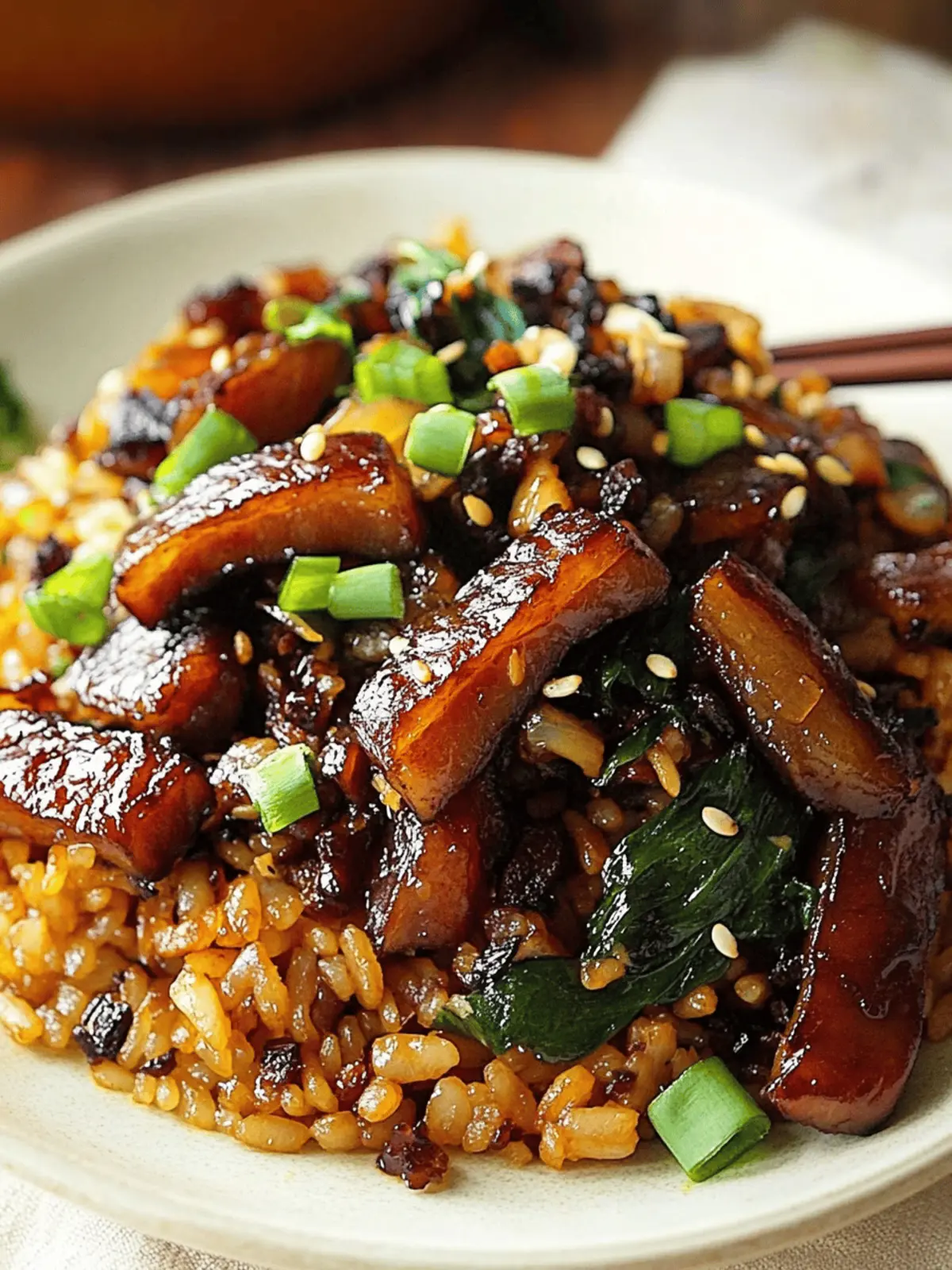 Savory Pork Belly Sticky Rice: A Comforting Chinese Delight 4 Pork Belly Sticky Rice