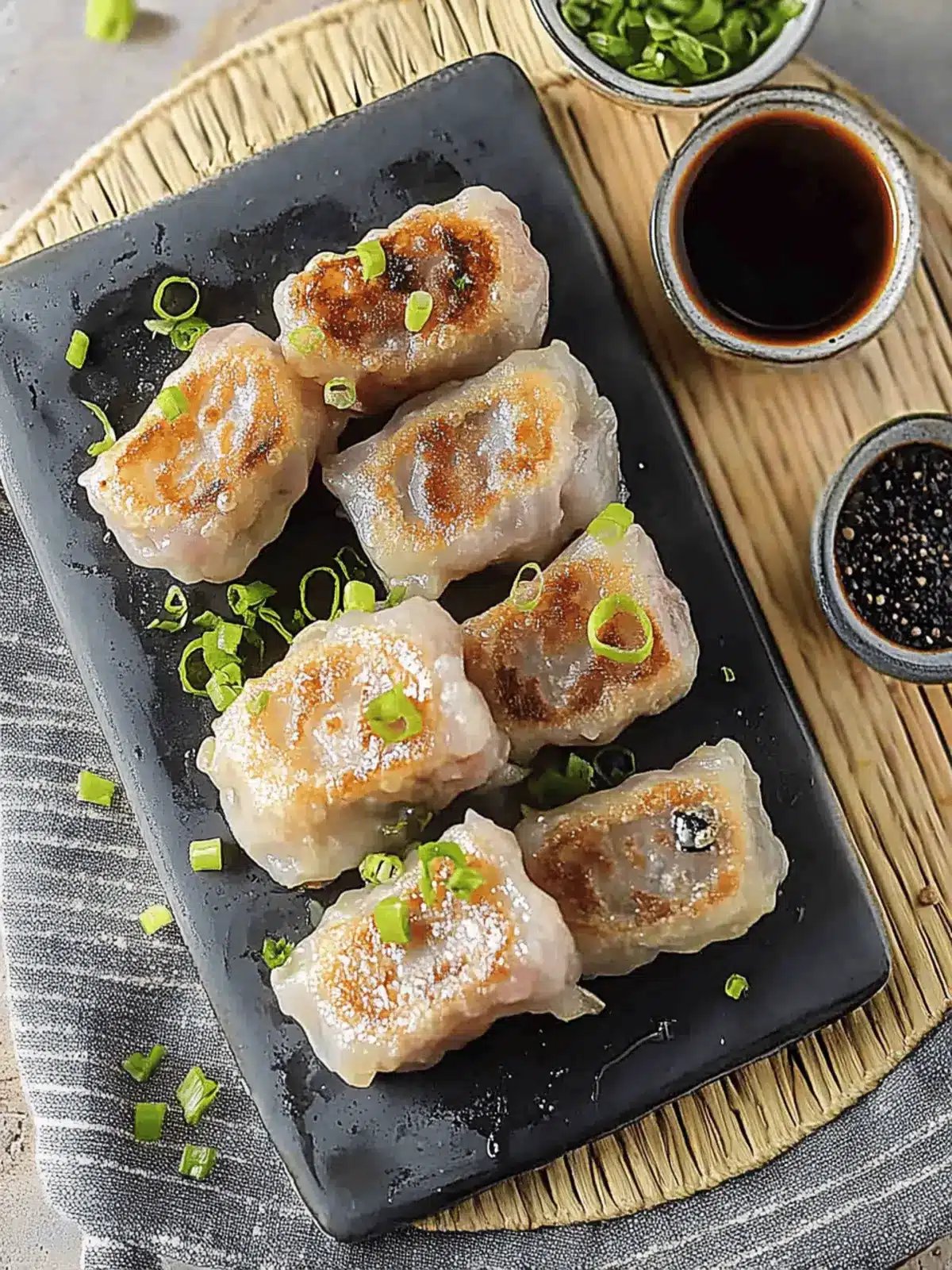 Crispy Dumplings with Shrimp