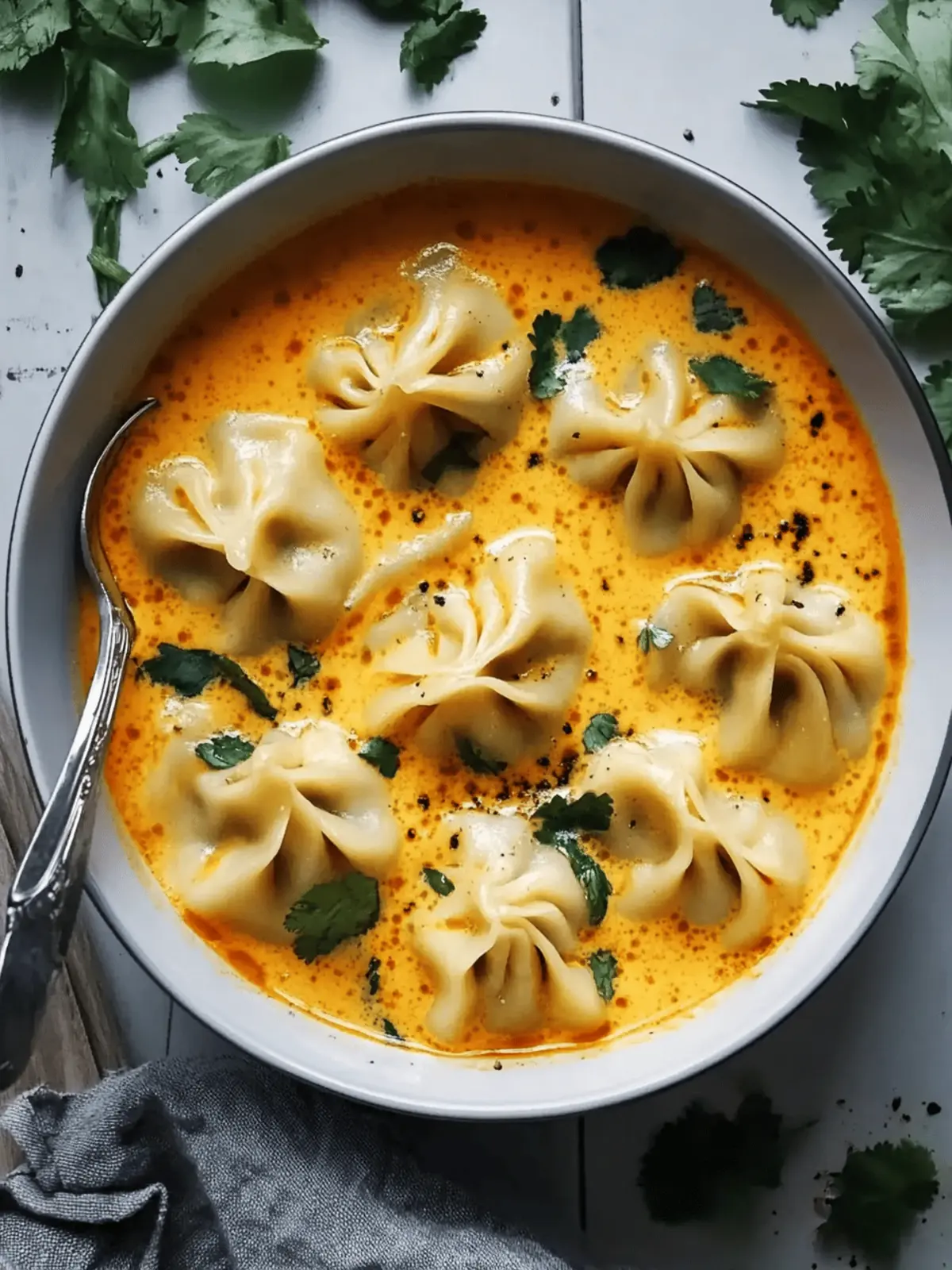 Easy Thai Coconut Curry Dumpling Soup for Cozy Nights 4 Easy Thai Coconut Curry Dumpling Soup