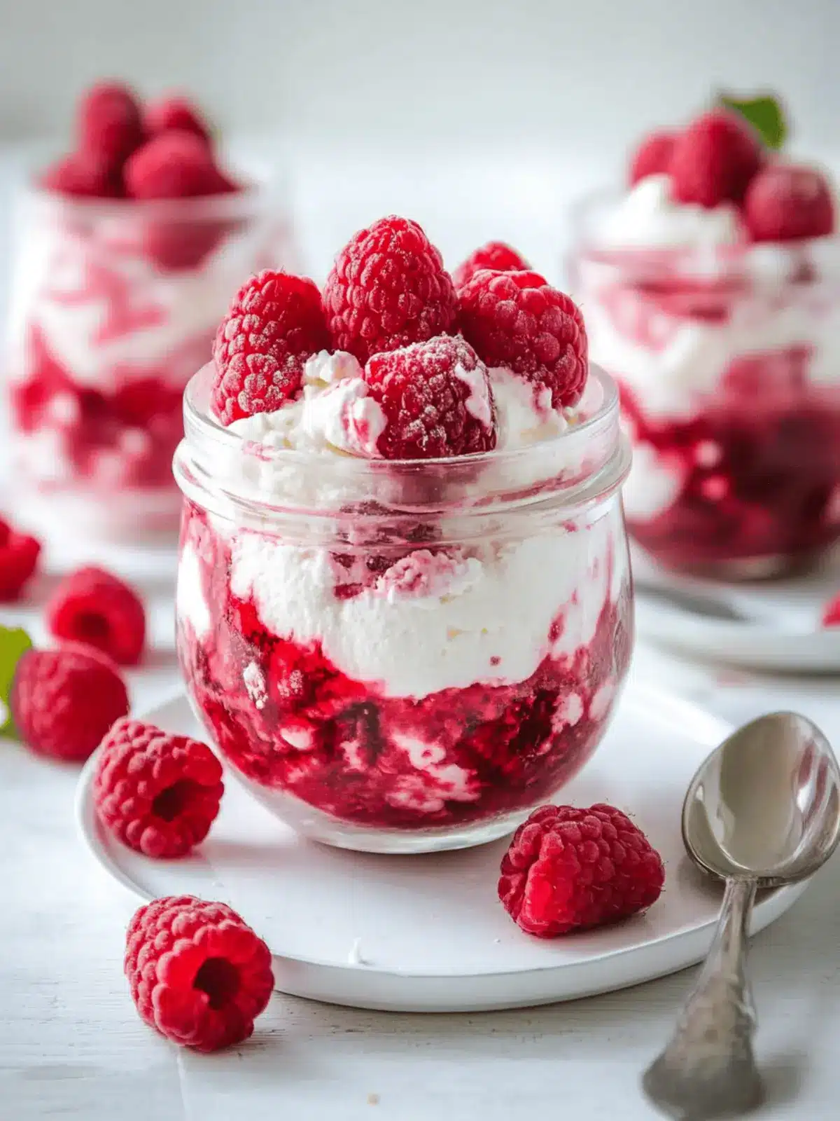 Raspberry Fool with Whipped Mascarpone