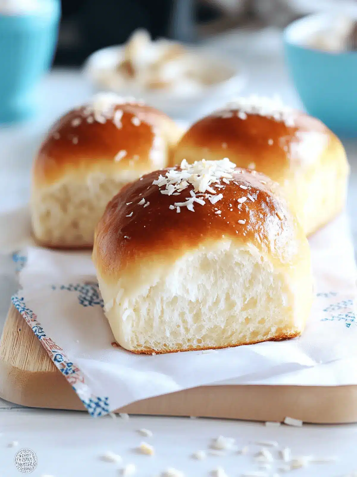 Soft & Moist Bakery-Style Butter Coconut Buns You'll Love 5 Soft & Moist Bakery-Style Butter Coconut Buns