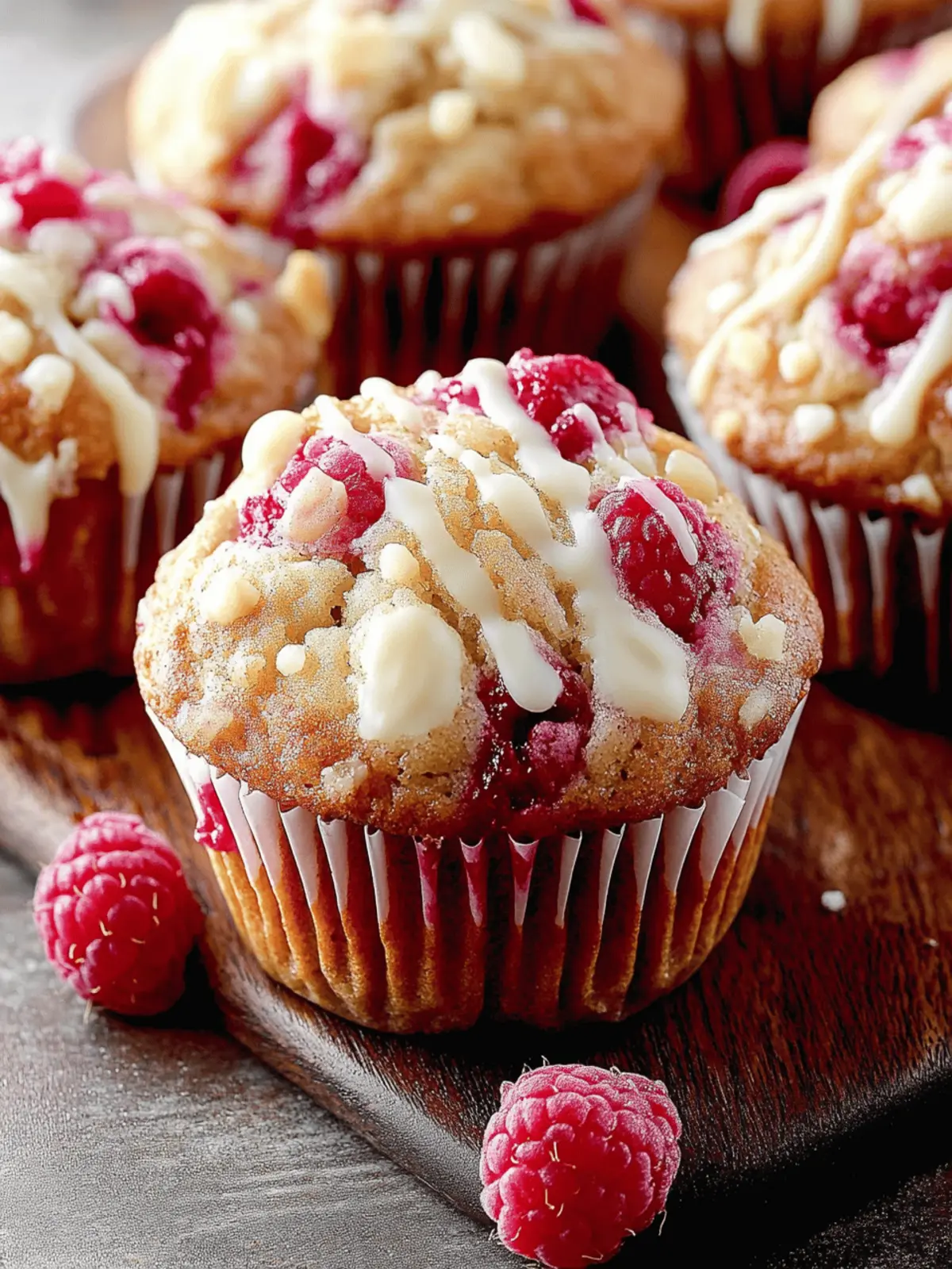 White Chocolate Raspberry Muffins