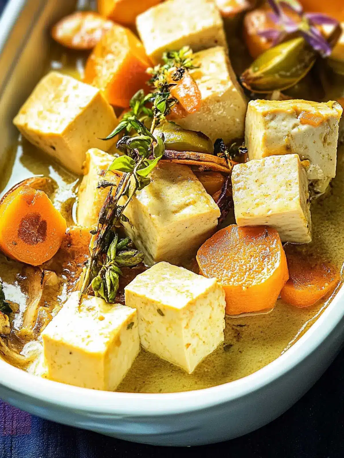 Dump and Bake Coconut Tofu: Flavorful One-Pan Delight! 2 Dump and Bake Coconut Tofu