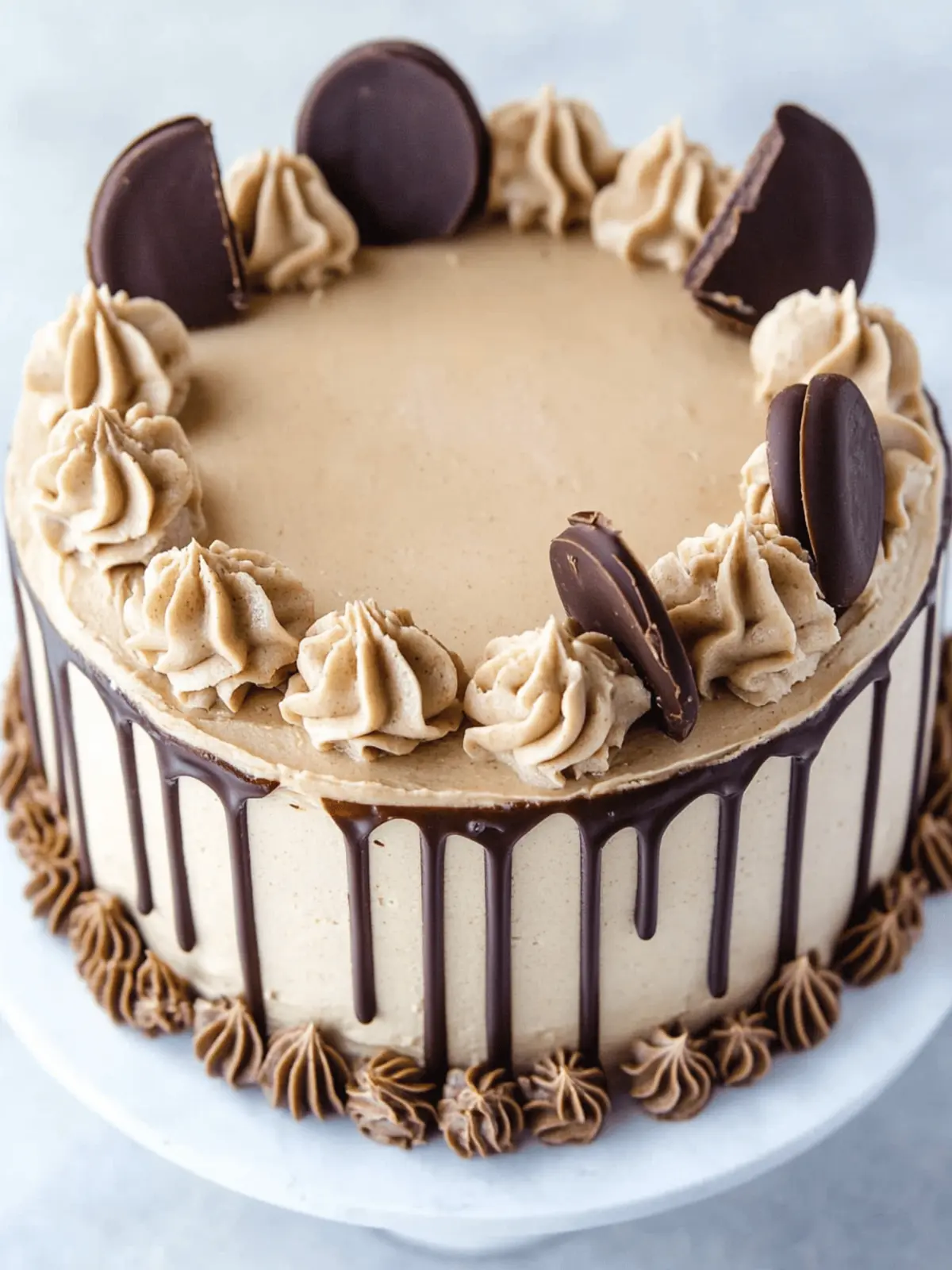 Irresistible Chocolate Peanut Butter Cake for Sweet Cravings 4 Chocolate Peanut Butter Cake