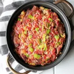 Baked Pork Chops with Fried Rice