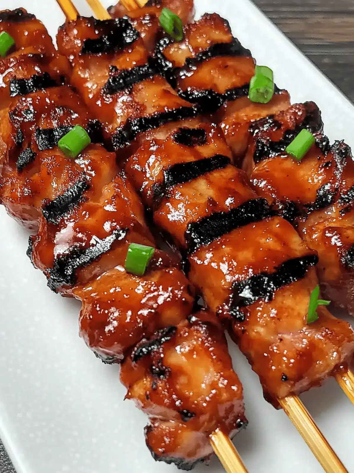 BBQ Pork Skewers with Filipino BBQ Marinade