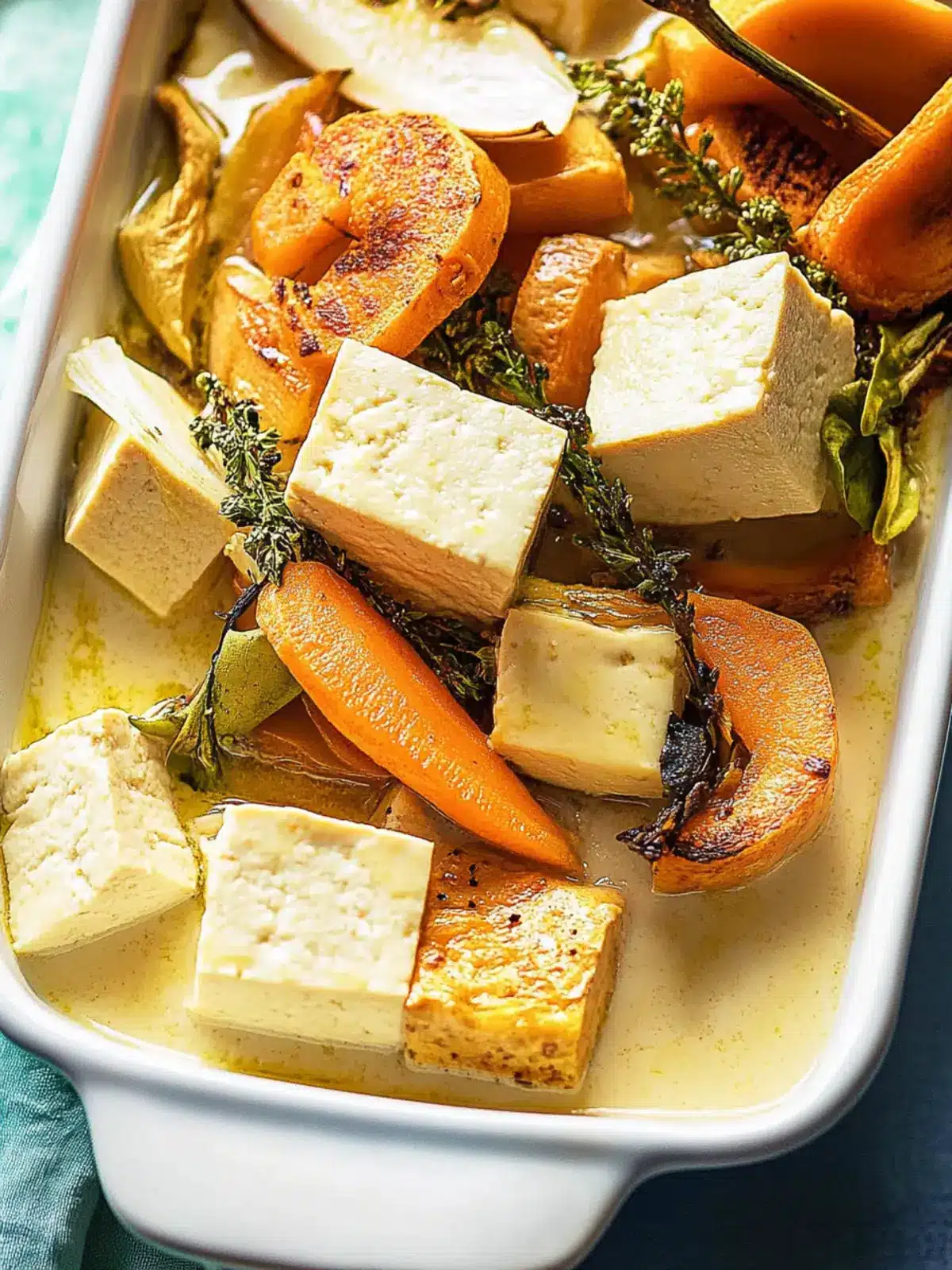 Dump and Bake Coconut Tofu: Flavorful One-Pan Delight! 5 Dump and Bake Coconut Tofu