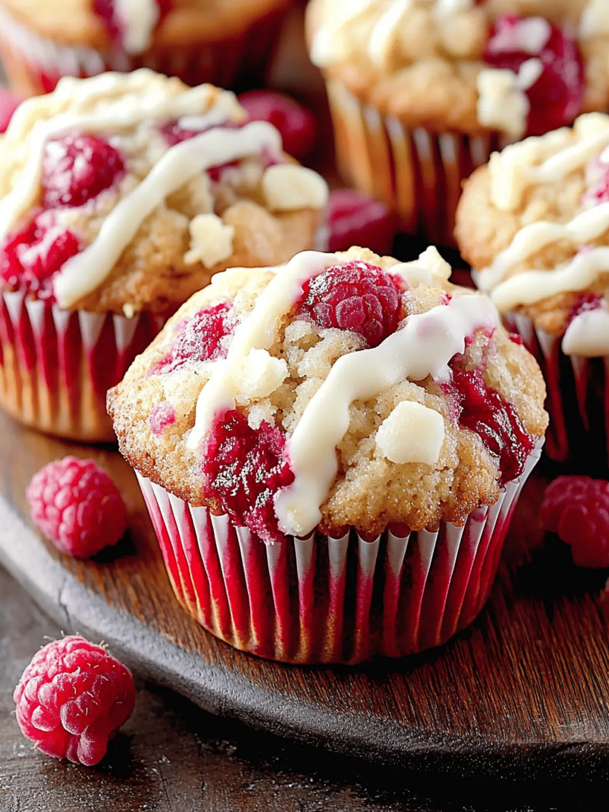 White Chocolate Raspberry Muffins