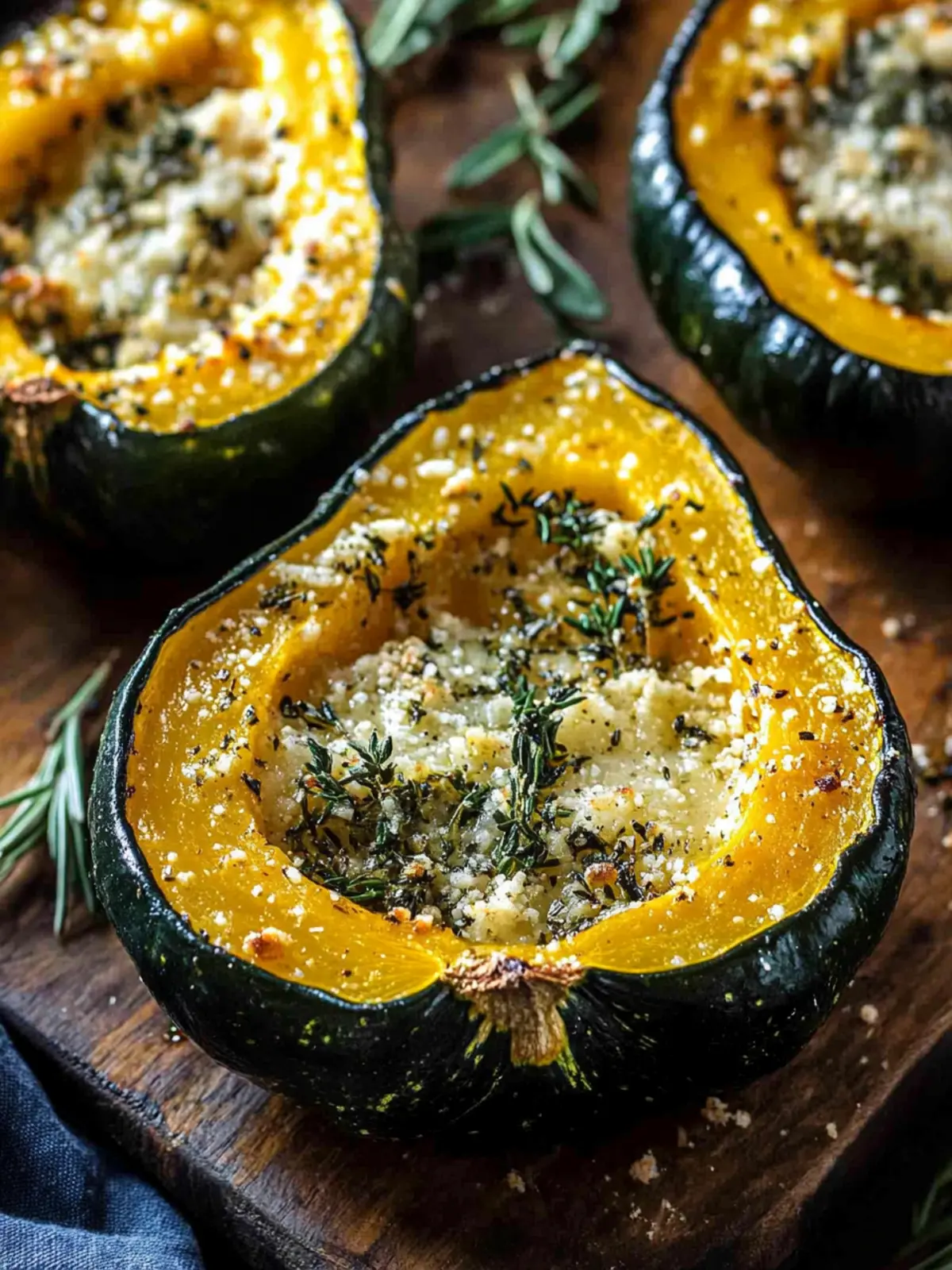 Delicious Parmesan Herb Roasted Acorn Squash Recipe to Wow Your Guests 3 Parmesan Herb Roasted Acorn Squash
