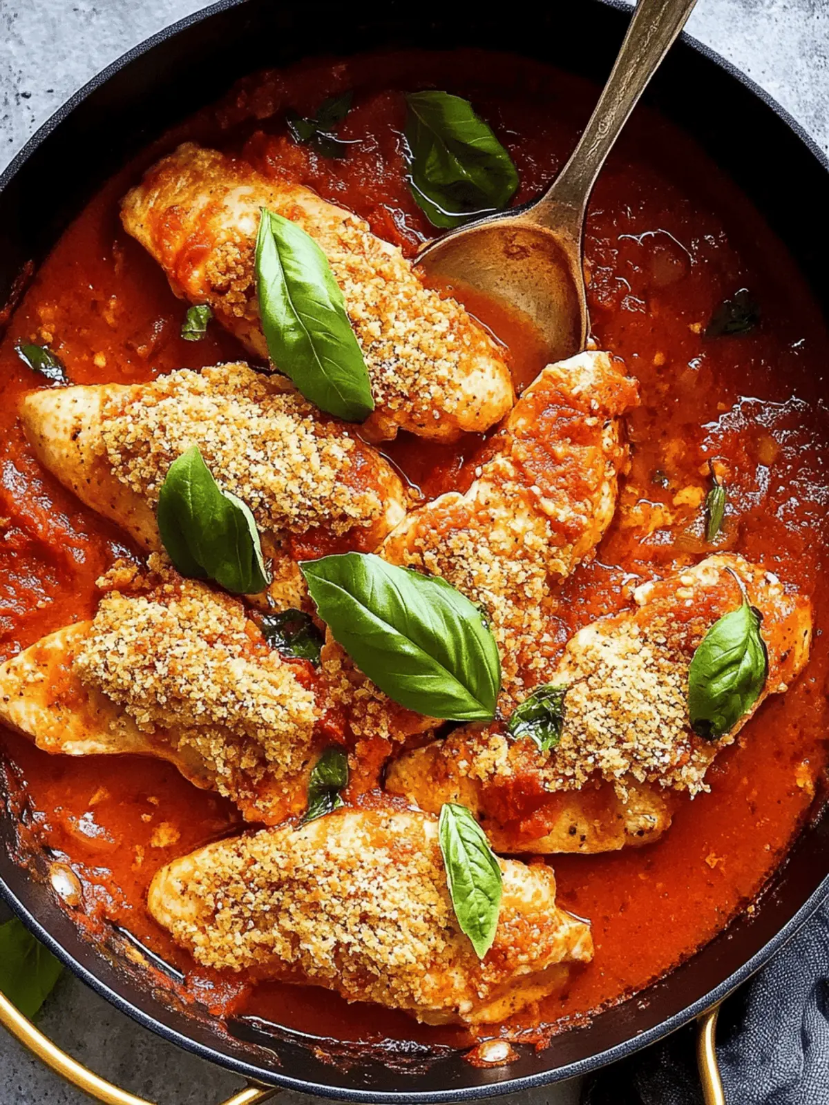 Irresistible Chicken Arrabiata with Herb and Garlic Breadcrumbs 4 Chicken Arrabiata with Herb and Garlic Breadcrumbs