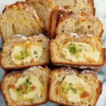 Cheddar Scallion English Muffin Bread