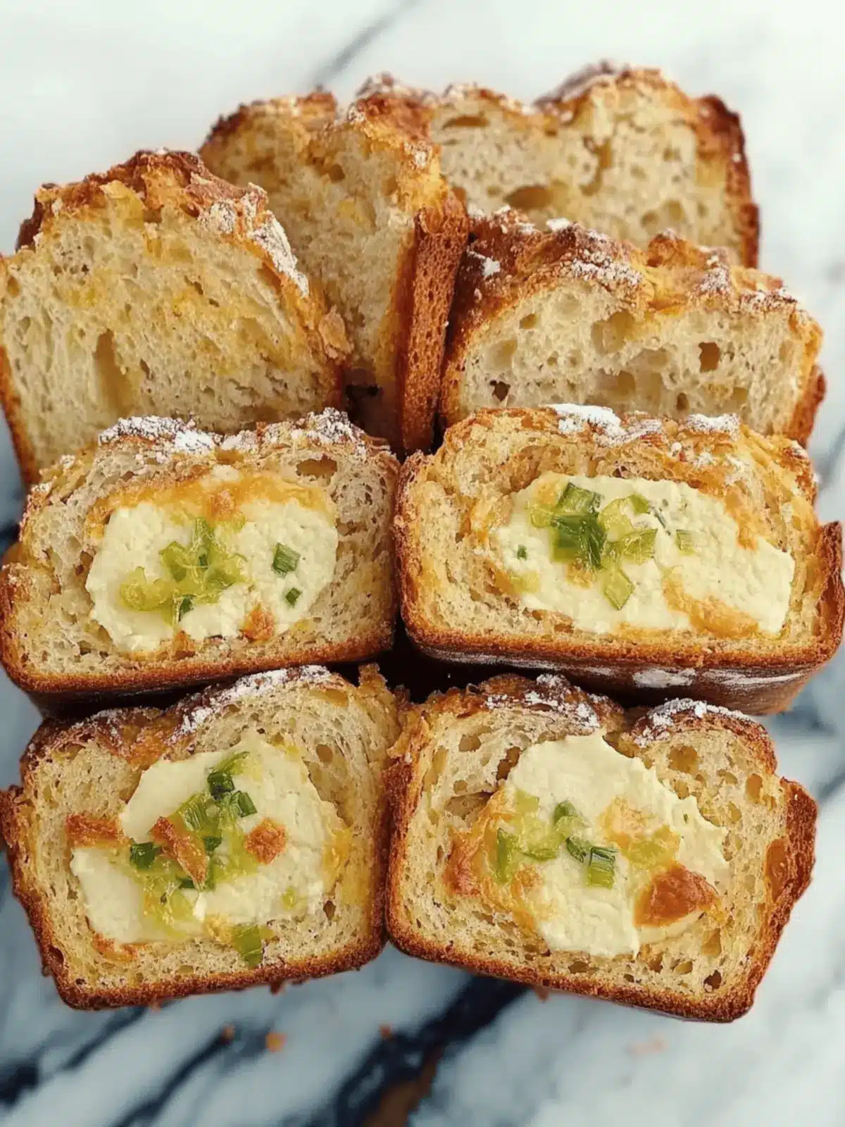 Cheddar Scallion English Muffin Bread Your New Favorite Treat 5 Cheddar Scallion English Muffin Bread