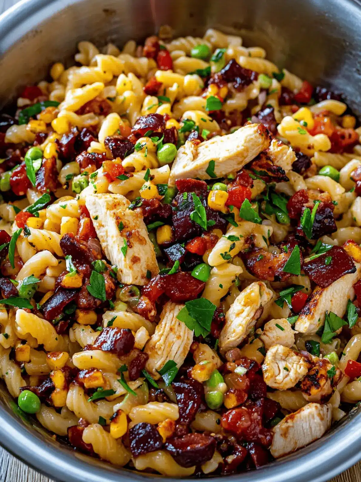 BBQ Chicken Pasta Salad: Quick, Creamy Delight for Everyone 2 BBQ Chicken Pasta Salad