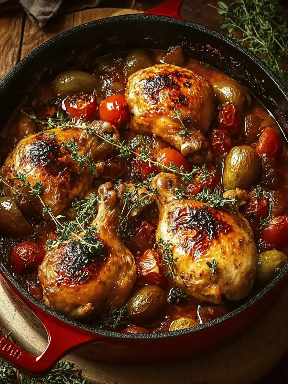 Irresistible Chicken Hunter's Style with Colorful Bell Peppers 2 Chicken Hunter's Style