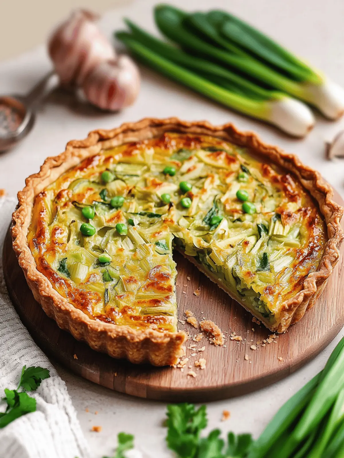 Vegan Leek Tart