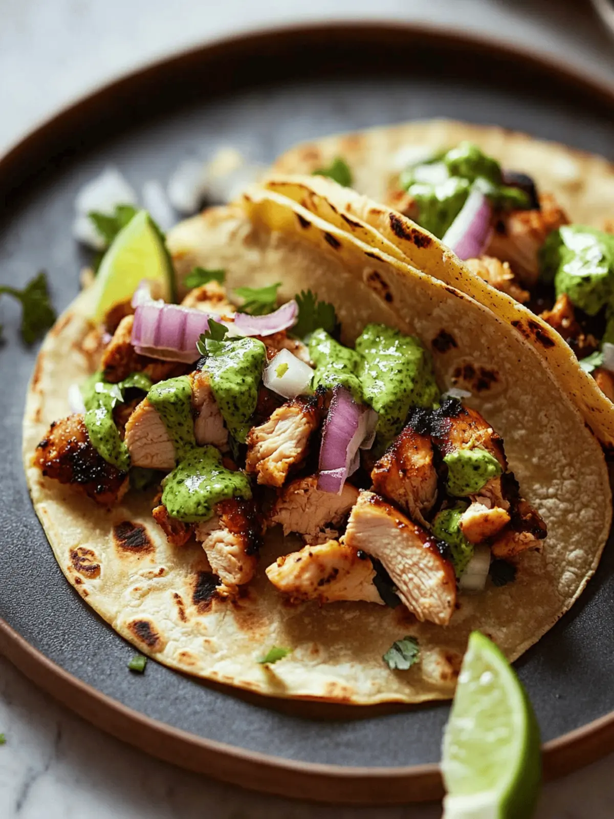 Delicious Good Chicken Tacos with Green Sauce in 20 Minutes 2 Good Chicken Tacos with Green Sauce