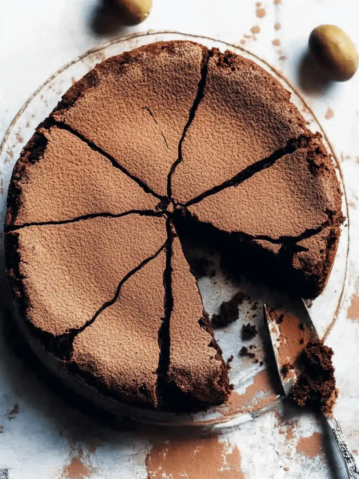 Flourless Olive Oil Chocolate Cake