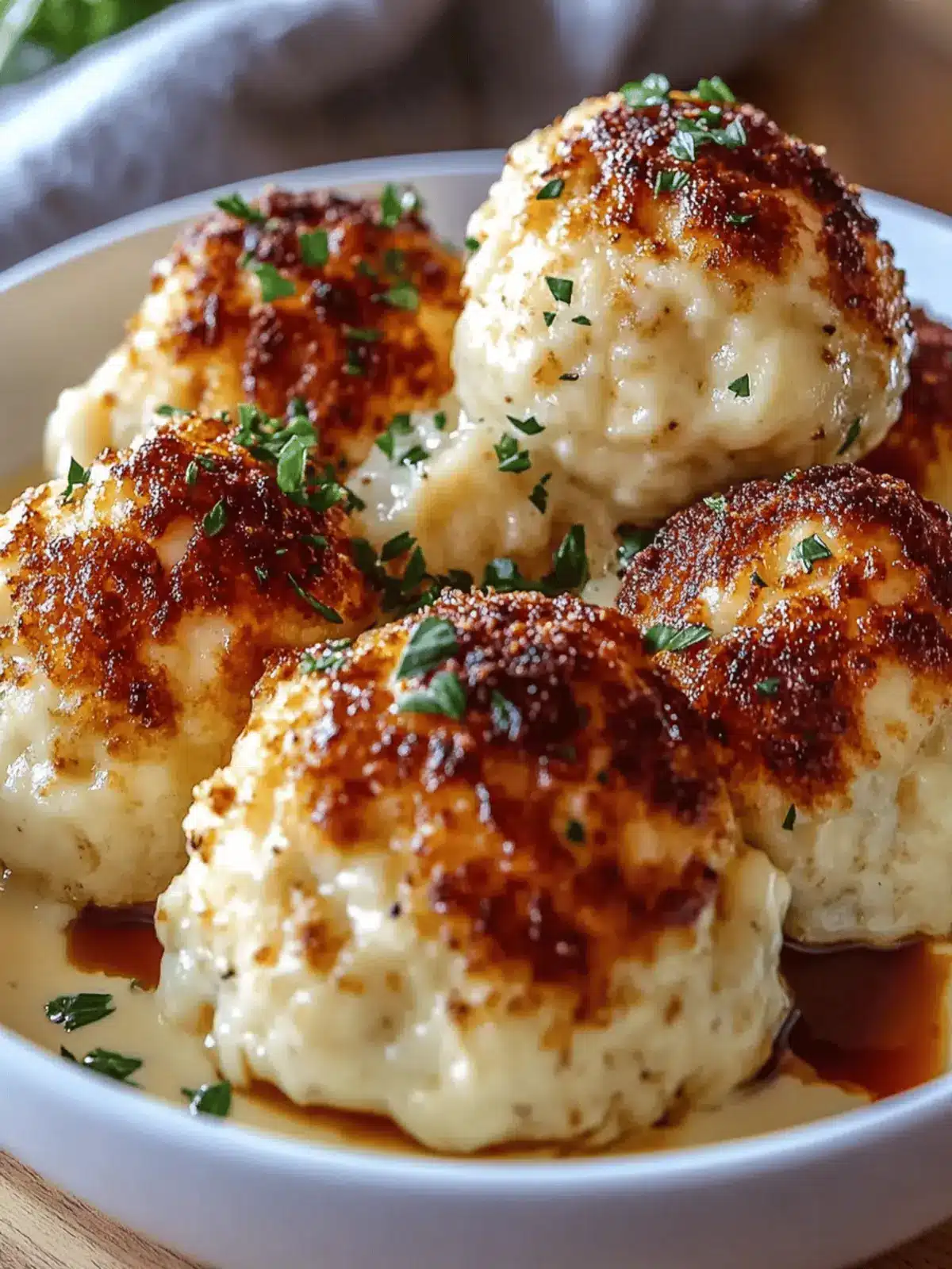 Parmesan Cloud Chicken Bombs